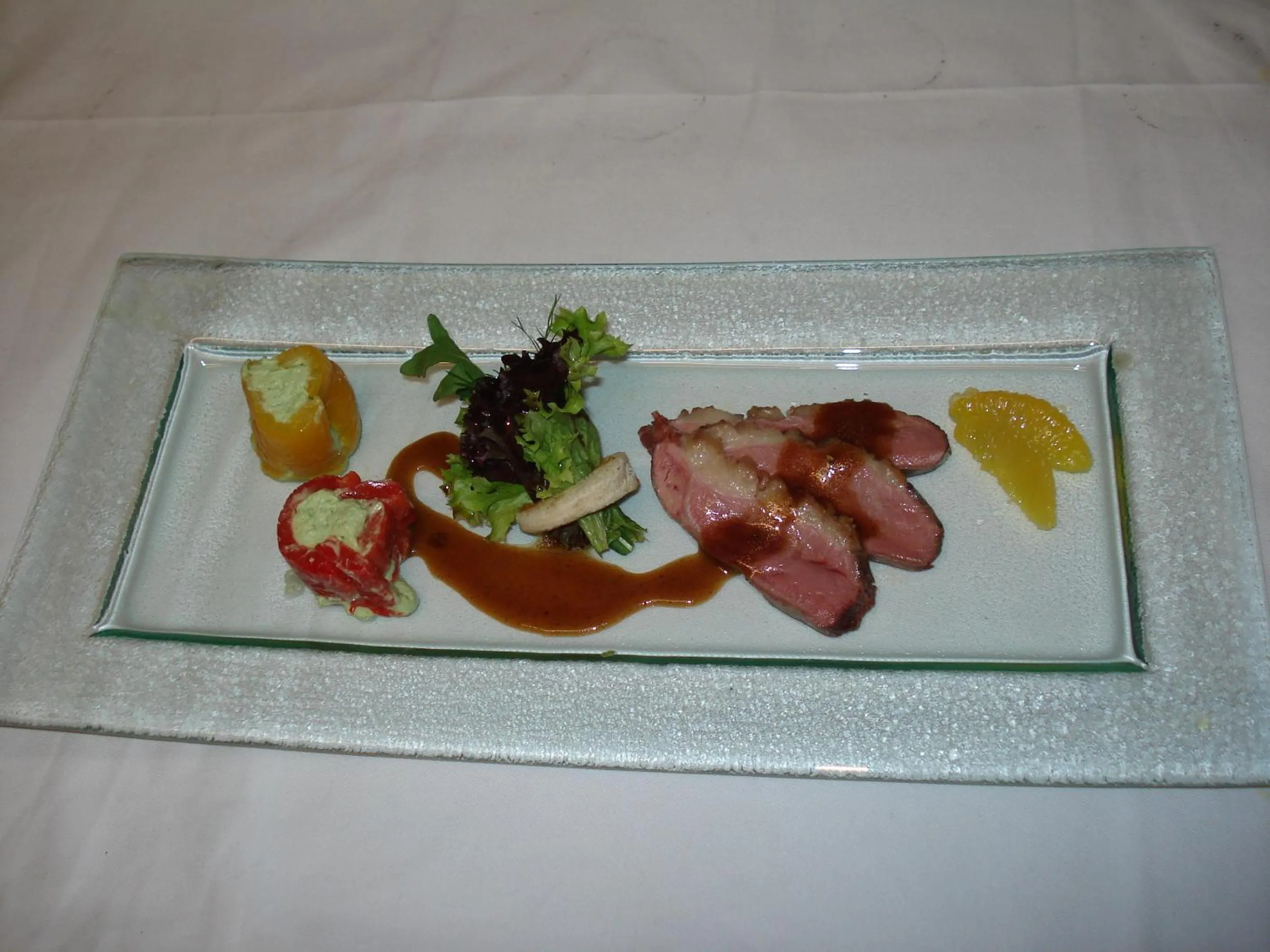 Food close-up in Hotel Restaurant Rosmarie