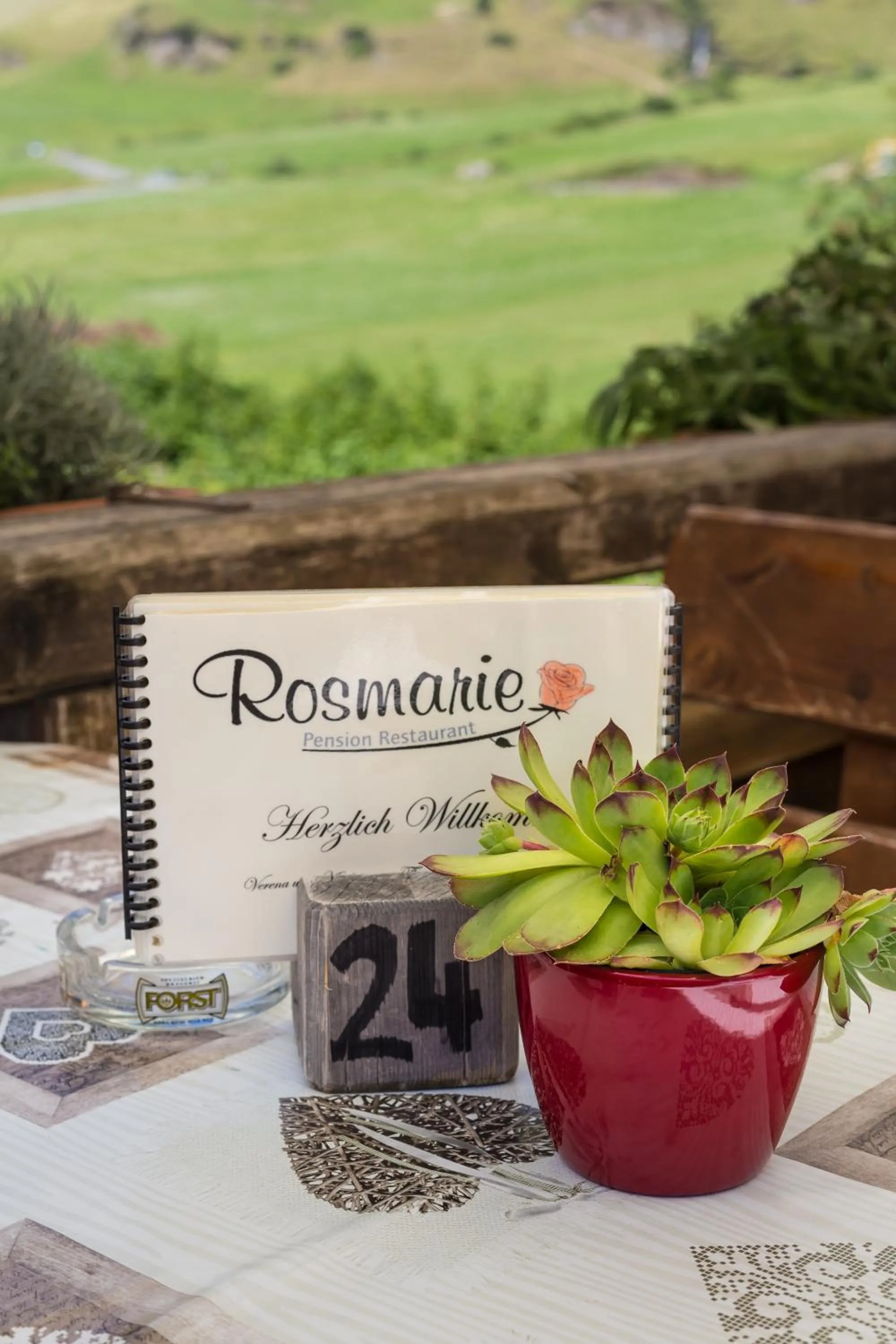 Balcony/Terrace in Hotel Restaurant Rosmarie