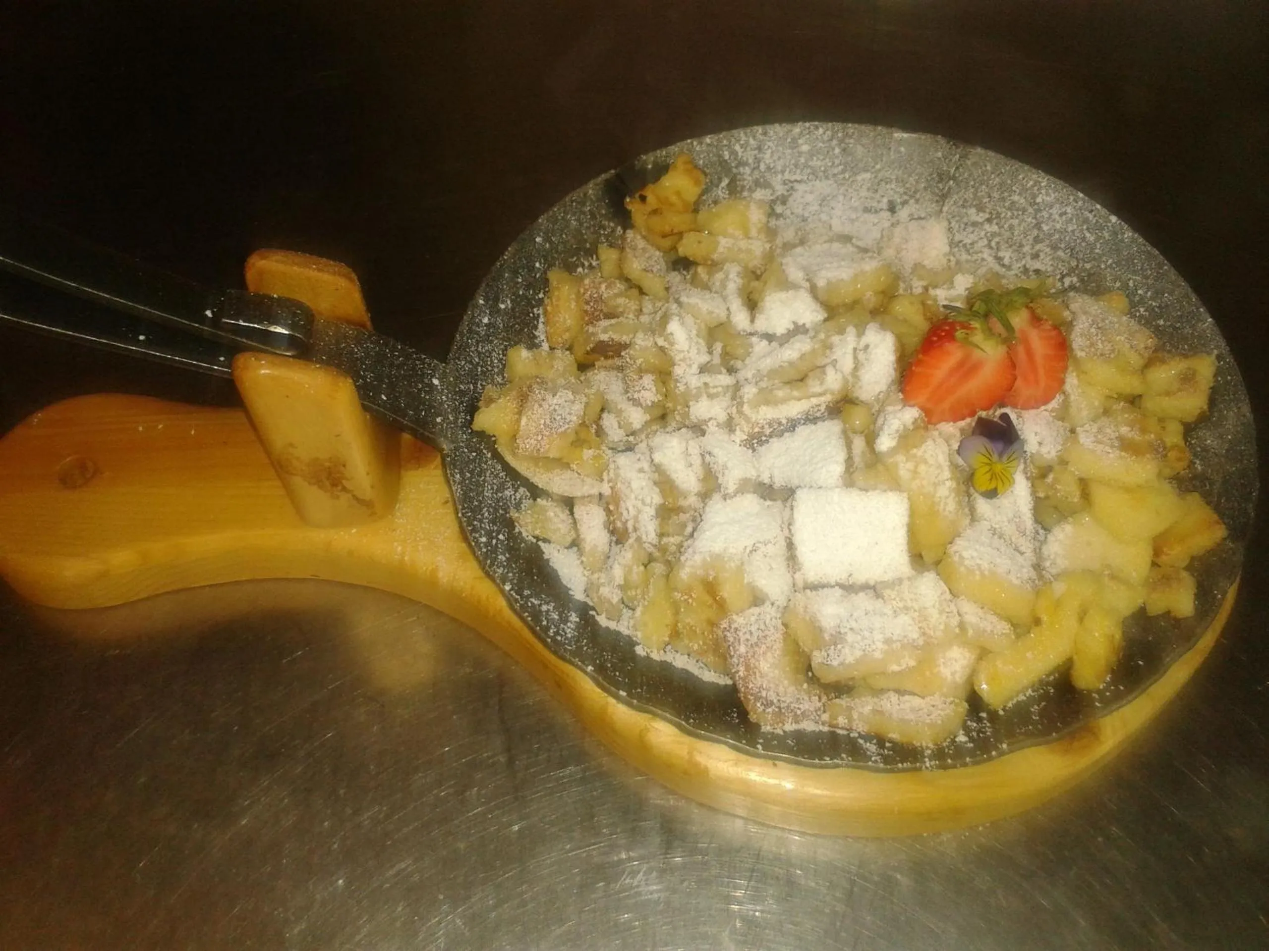 Food close-up in Hotel Restaurant Rosmarie