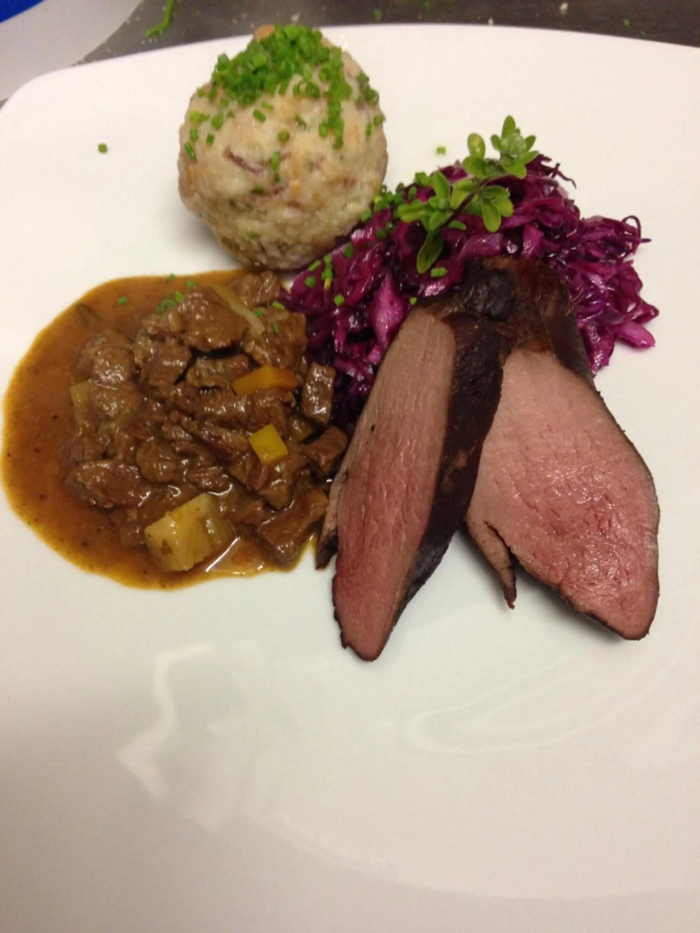 Food close-up in Hotel Restaurant Rosmarie