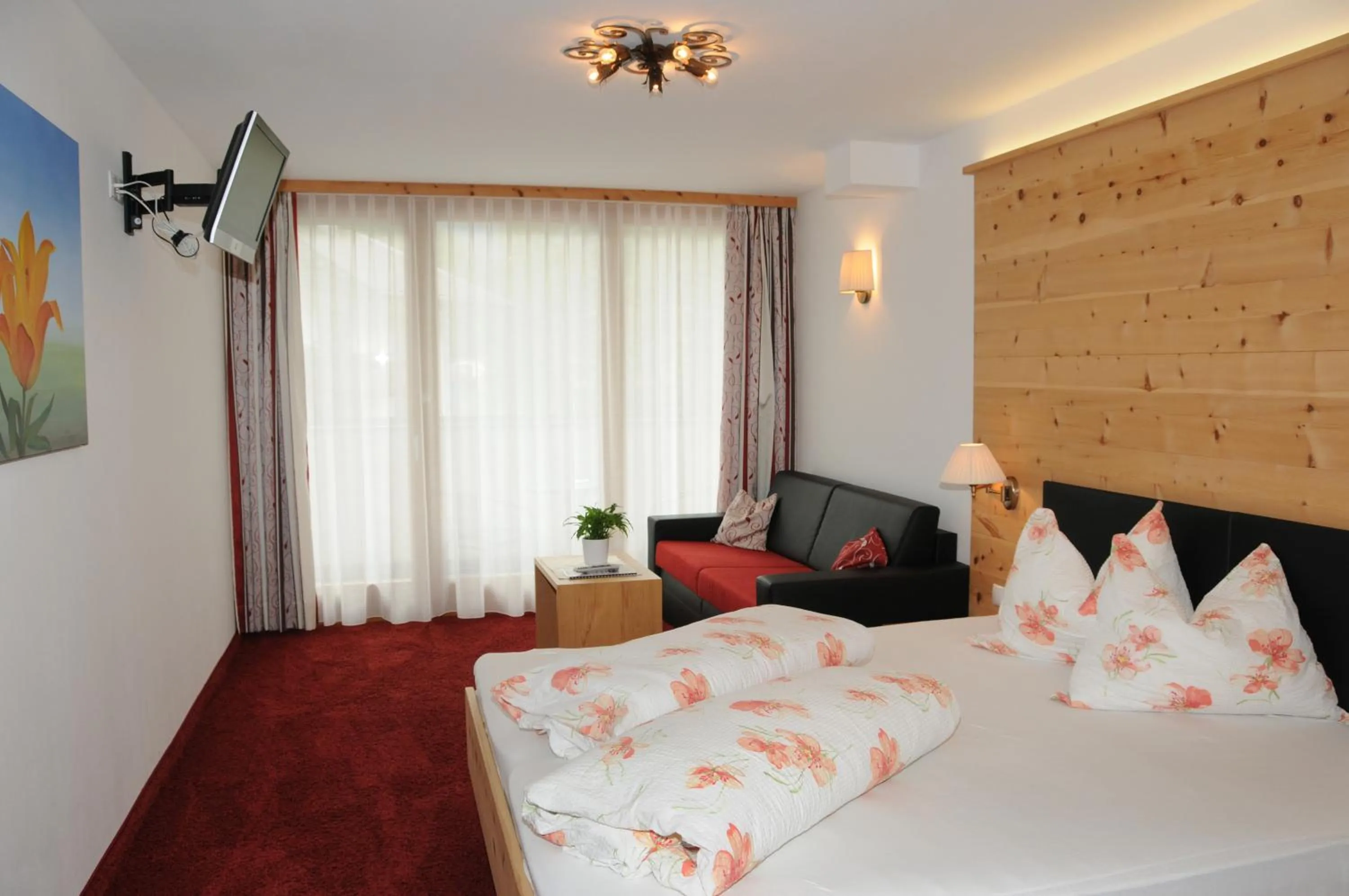 Bed in Hotel Restaurant Rosmarie