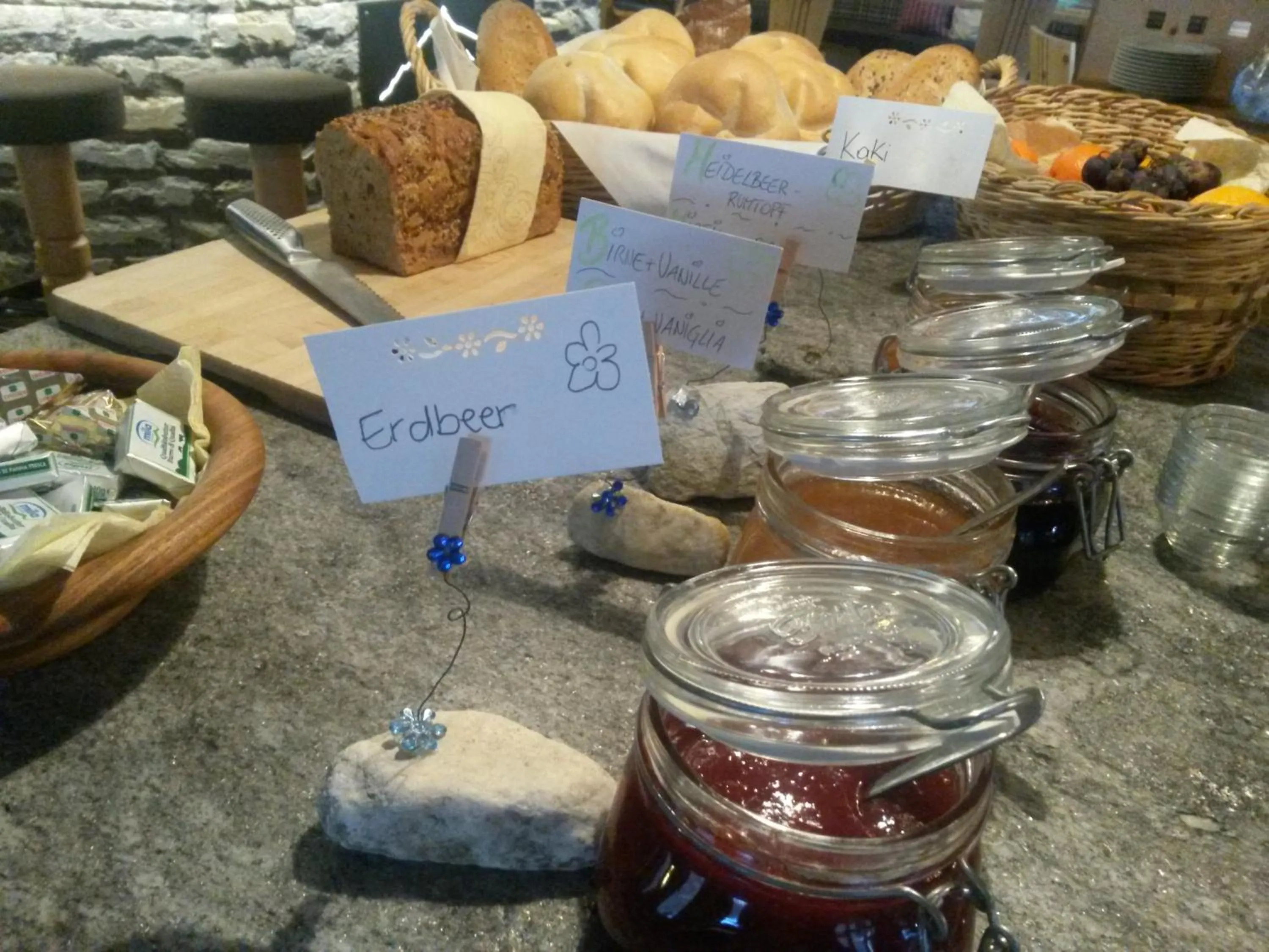 Food close-up in Hotel Restaurant Rosmarie