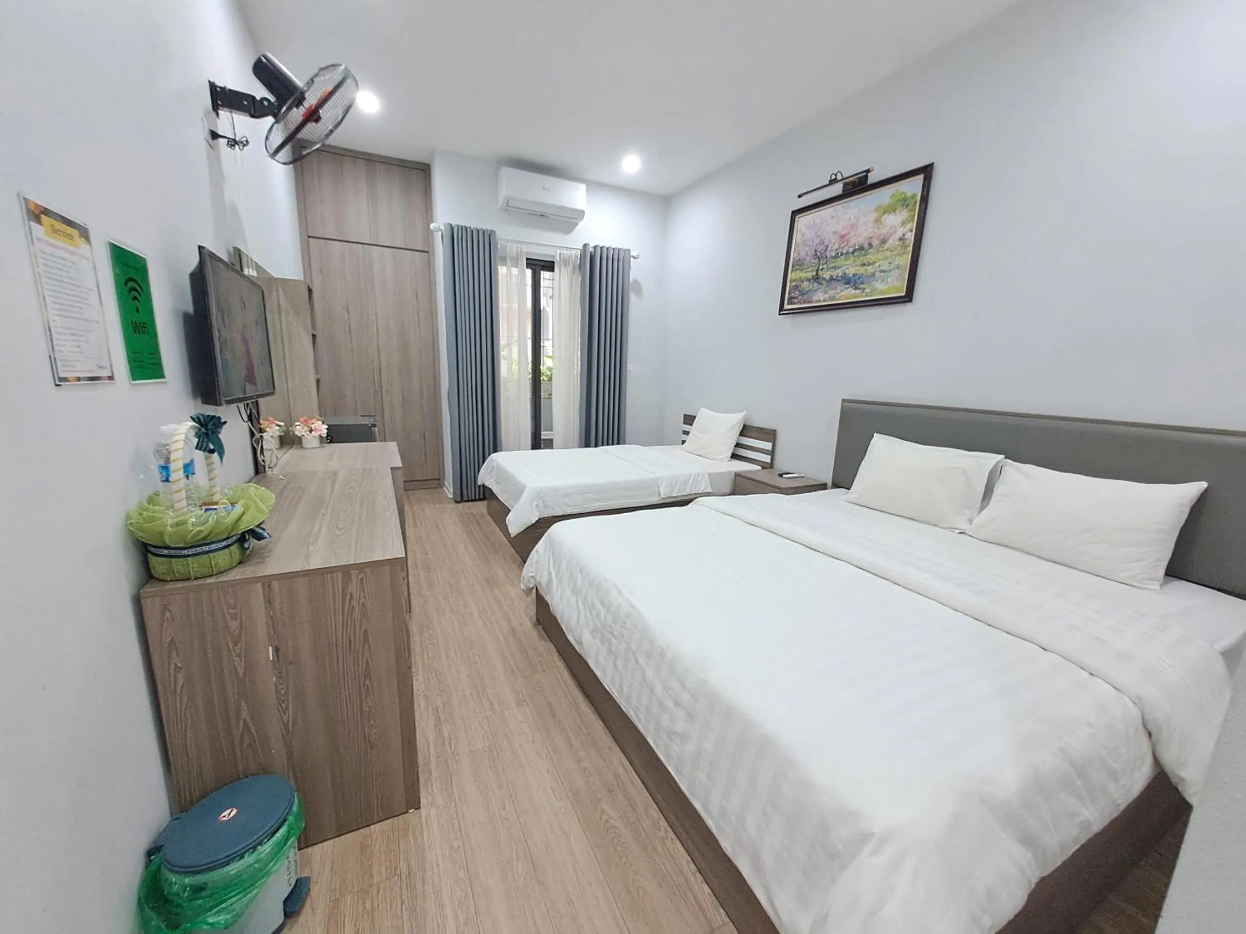 Bed in Blue Homestay Cau Giay