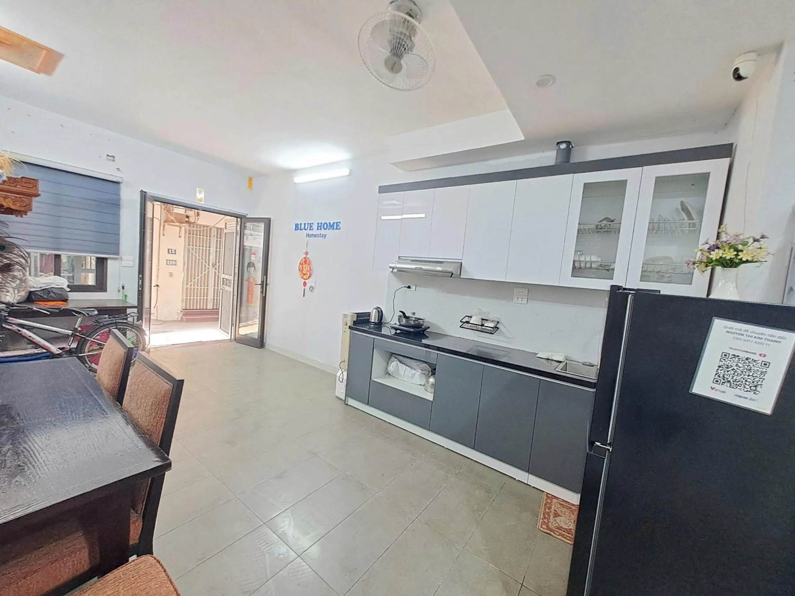 Kitchen or kitchenette in Blue Homestay Cau Giay