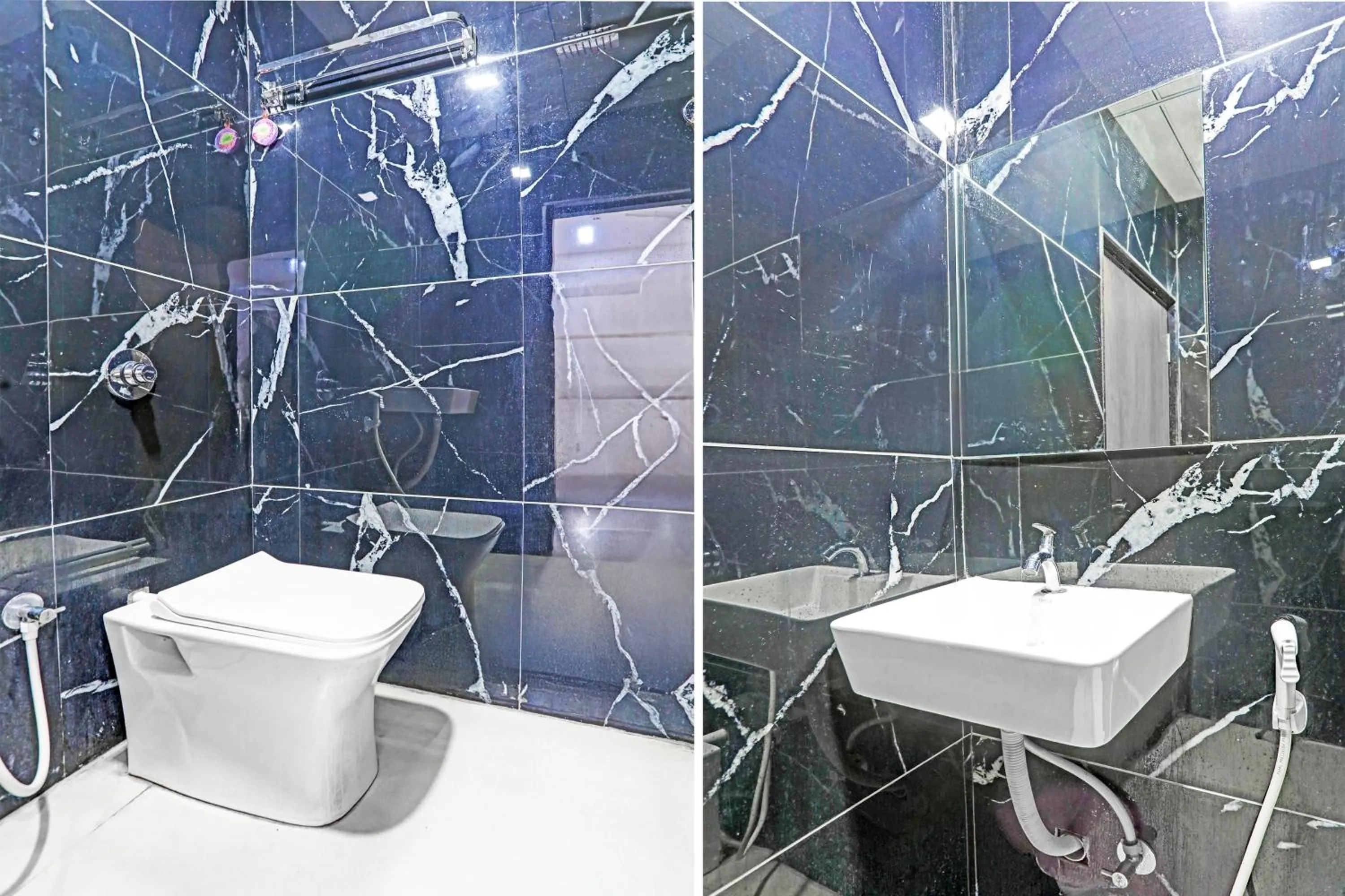 Bathroom in Collection O Adajan Formerly Hotel Western Inn