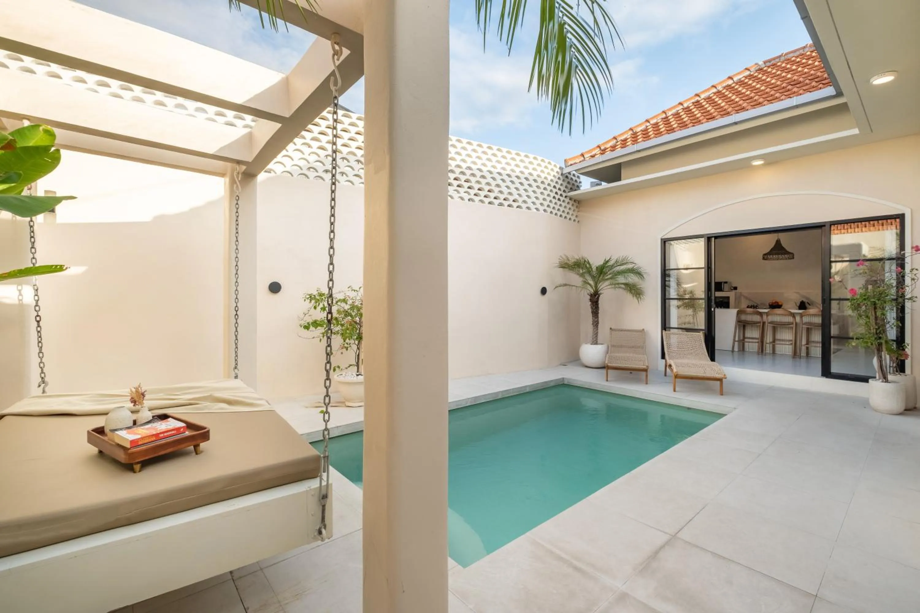 Pool view in Villa Affinity Canggu by Azure Great Location