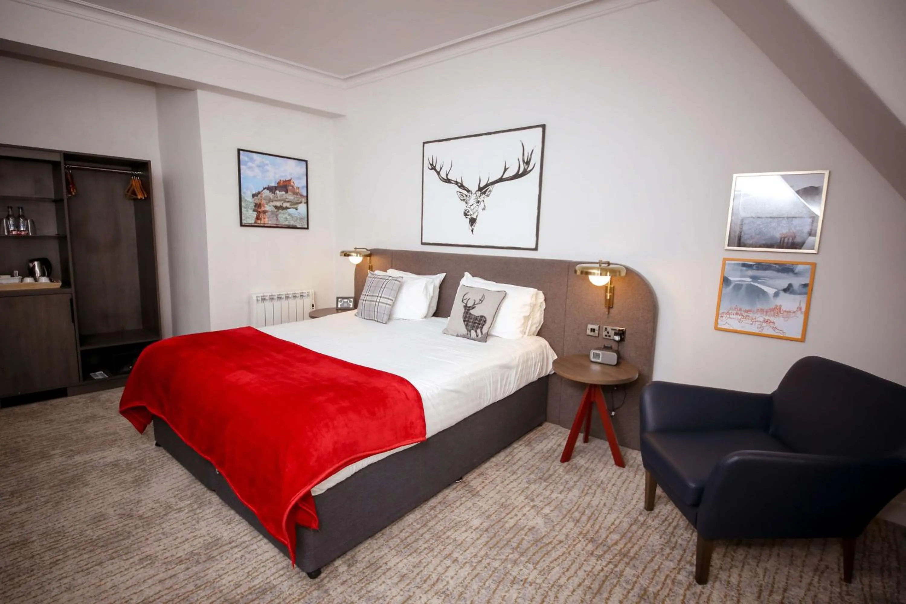 Bedroom, Bed in Bruntsfield Hotel