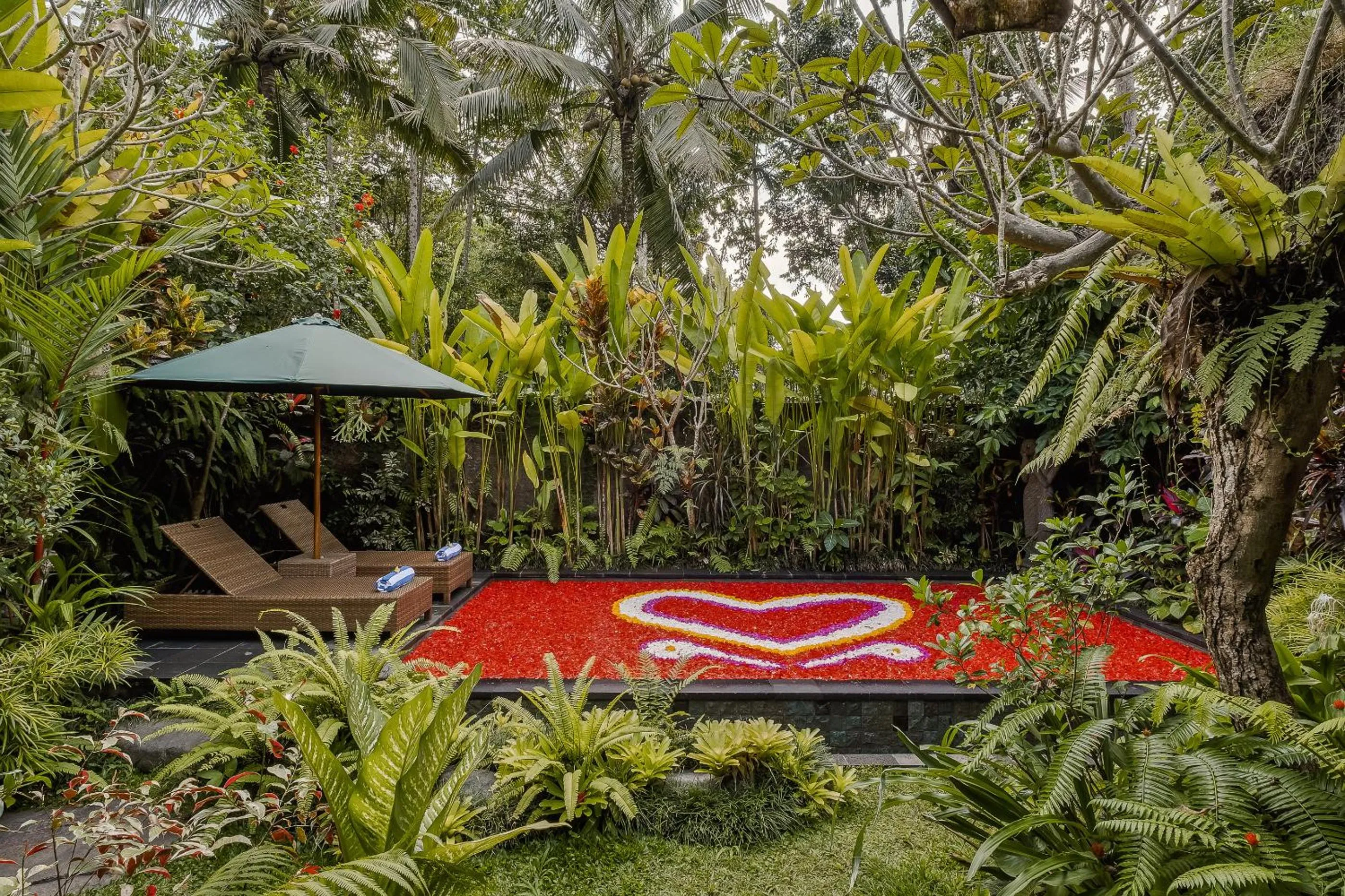 Garden view in Teja Lokha Ubud Villa