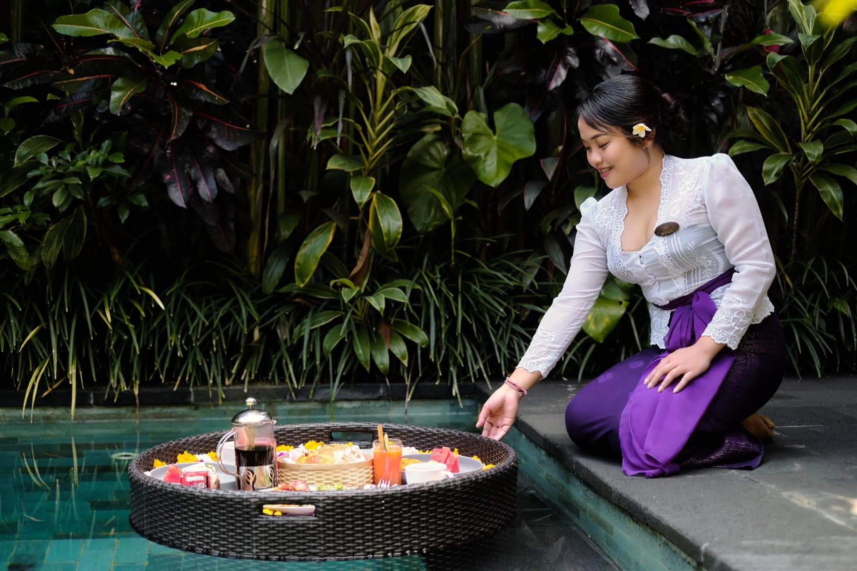 Breakfast in Teja Lokha Ubud Villa