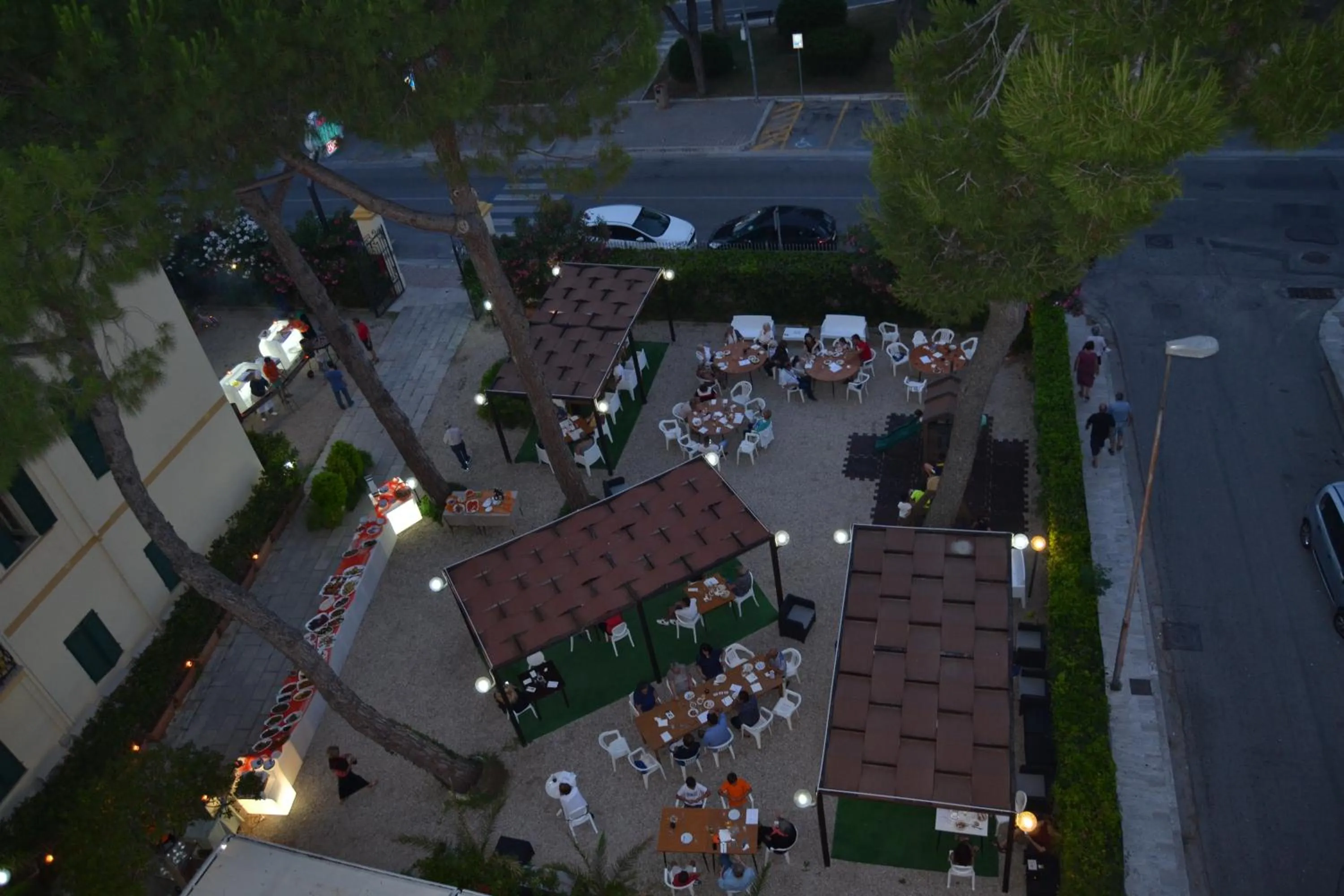 Garden view in Hotel Quattro Palme