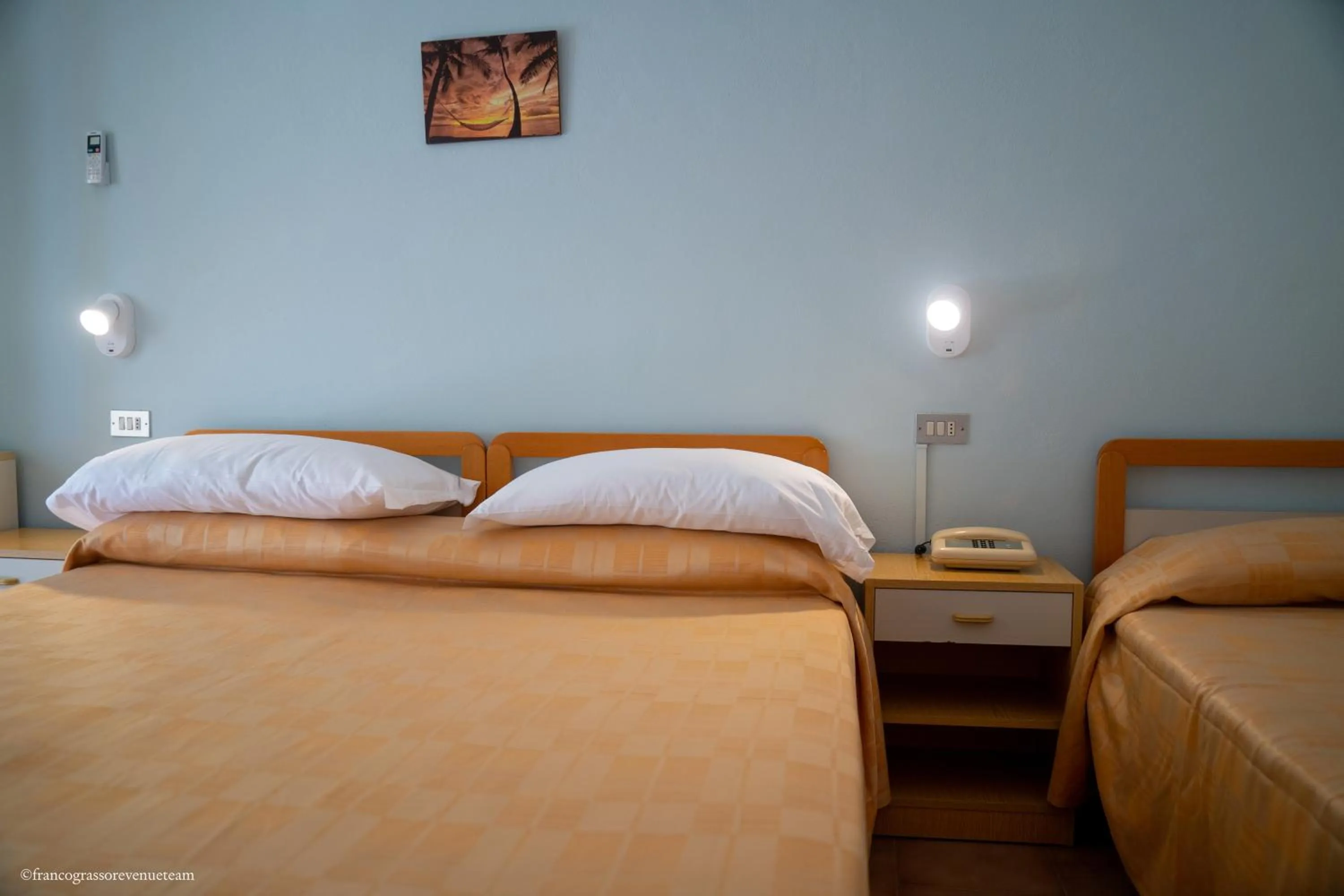 Bedroom, Bed in Hotel Quattro Palme