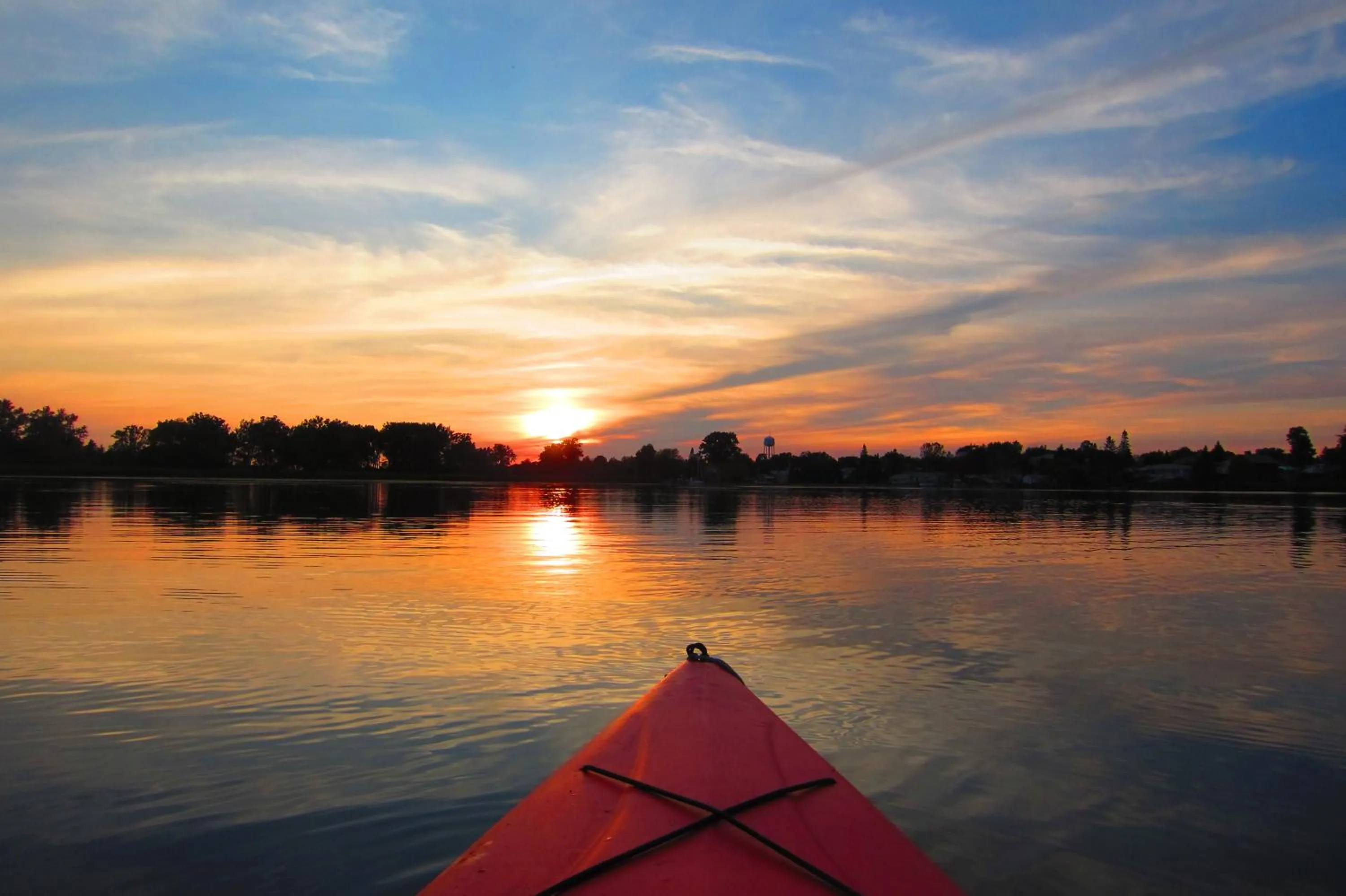 Canoeing in The Birch