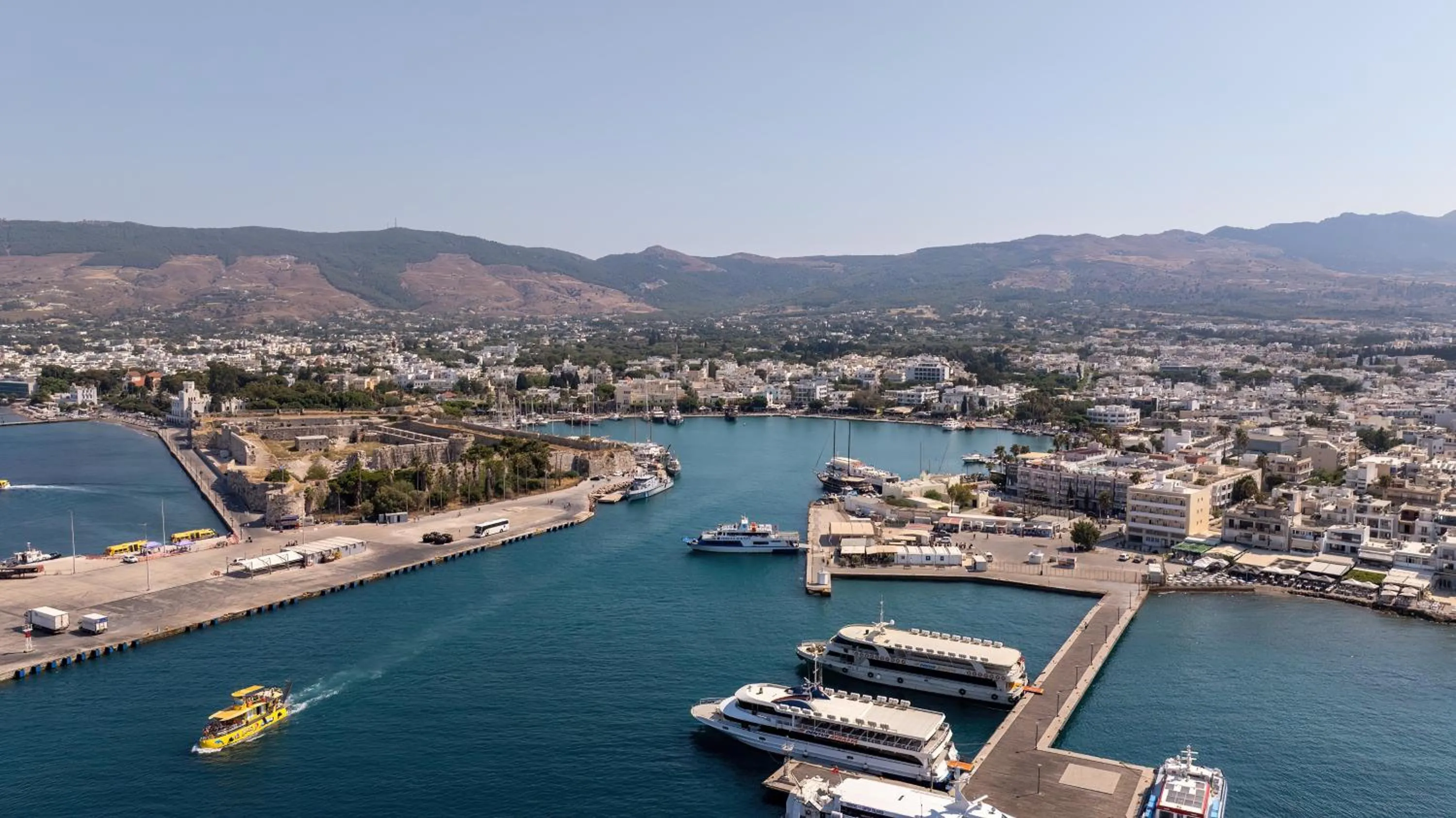 Bird's eye view in Porto Perla