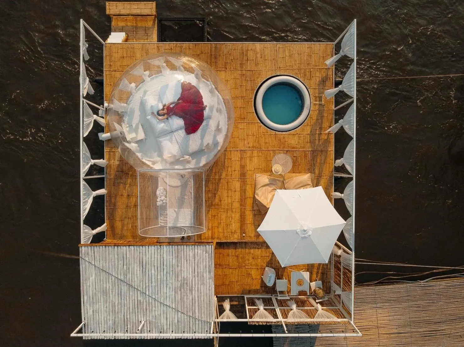 The Three Bubble Houses