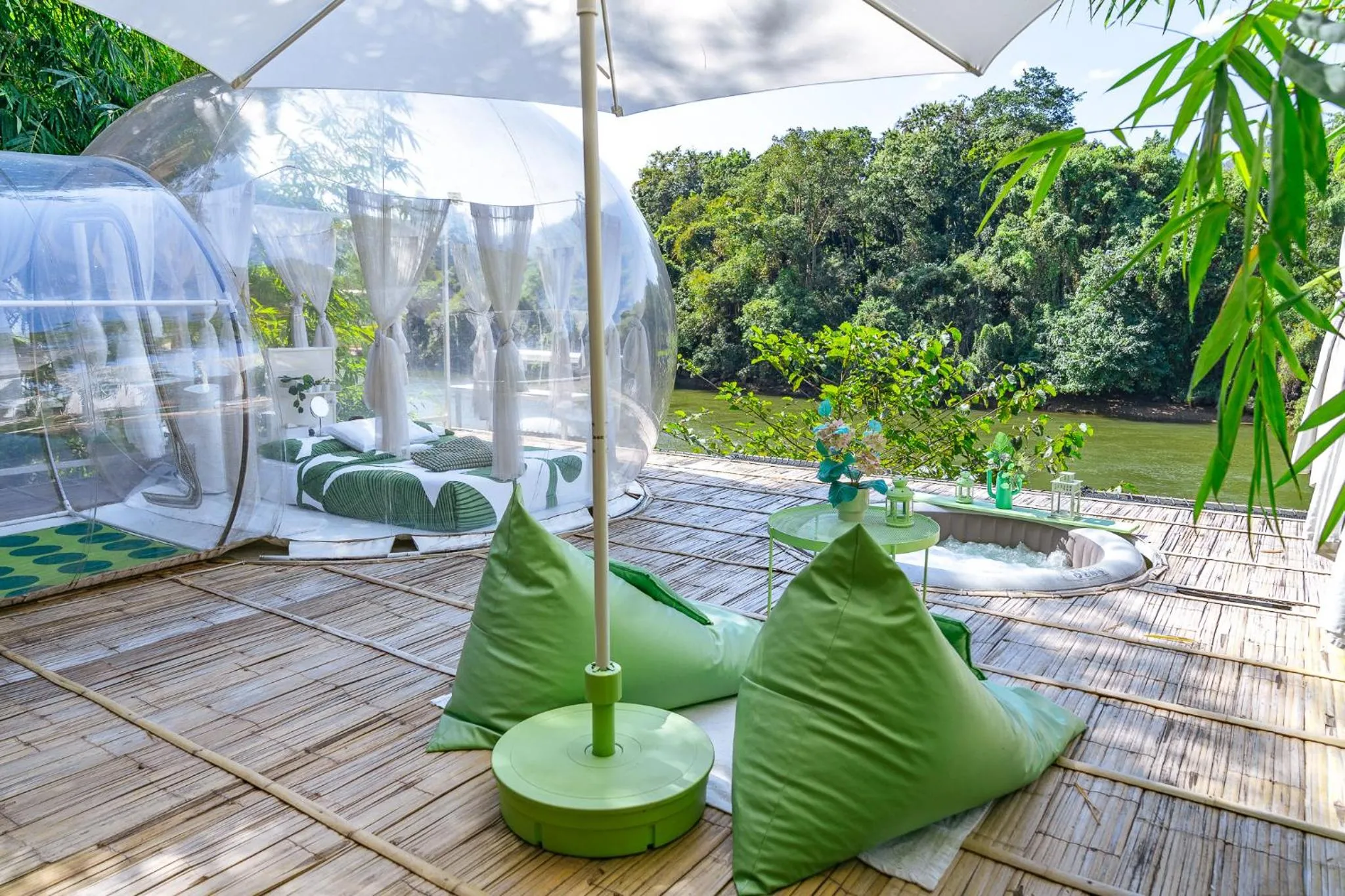 The Three Bubble Houses