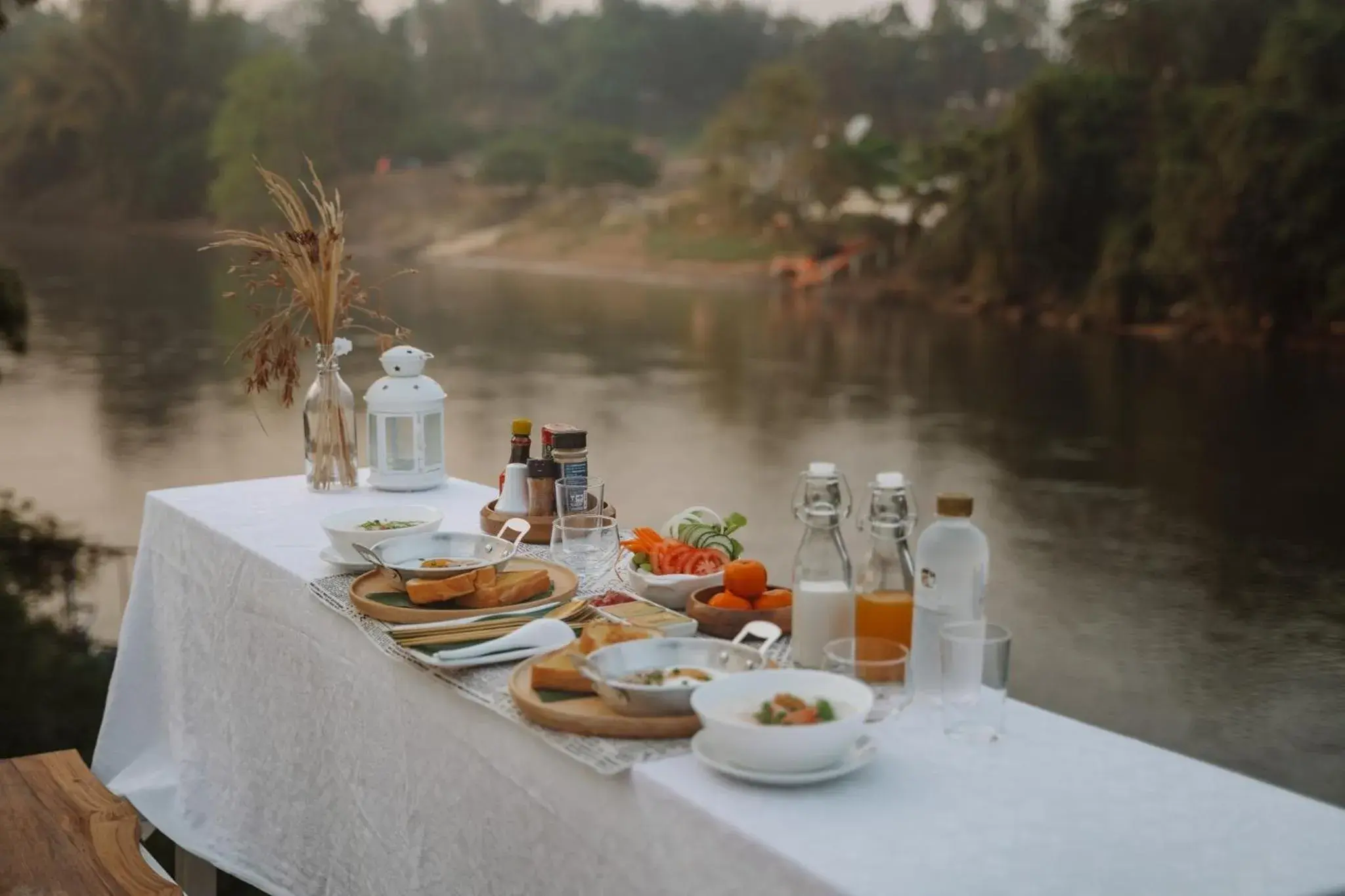 Natural landscape in The Three Bubble Houses Natural landscape in The Three Bubble Houses