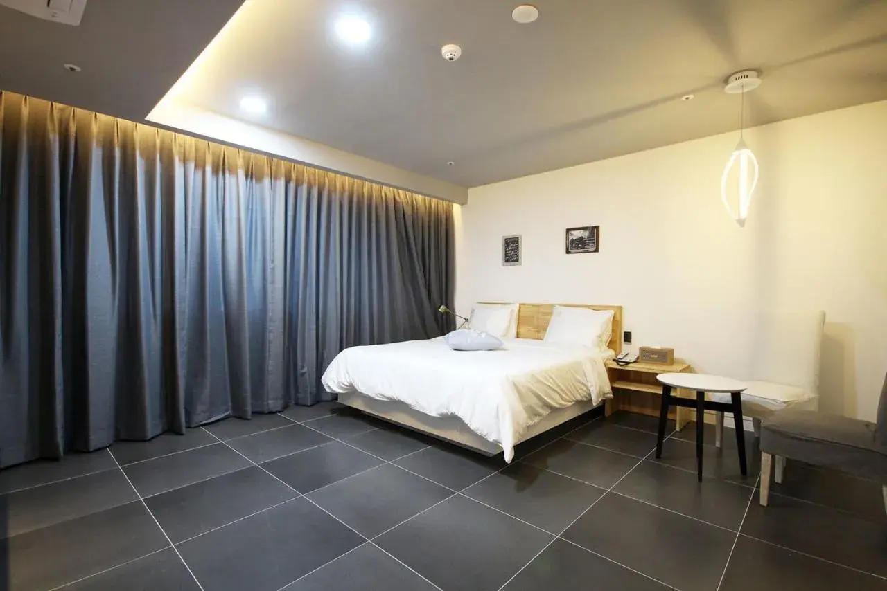 Bed in Ulsan Samsan Pandora Hotel Bed in Ulsan Samsan Pandora Hotel