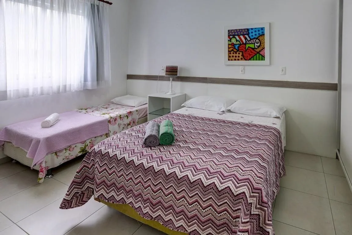 Bed in Pousada Kindermann - Jurerê