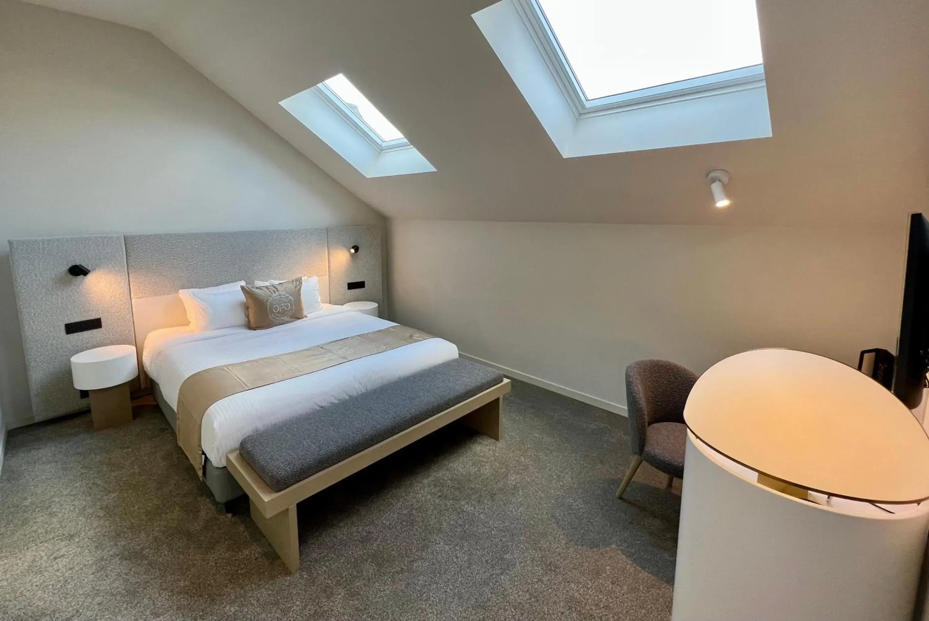 View (from property/room), Bed in OPO Hotel View (from property/room), Bed in OPO Hotel