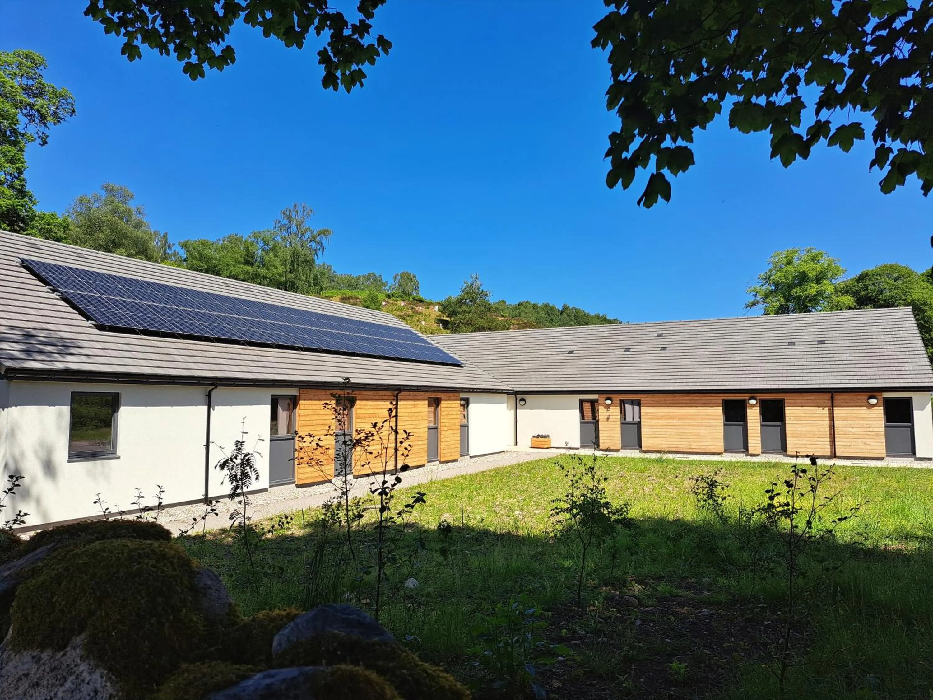 Property building in An Spiris Accommodation at Dundreggan Rewilding Centre