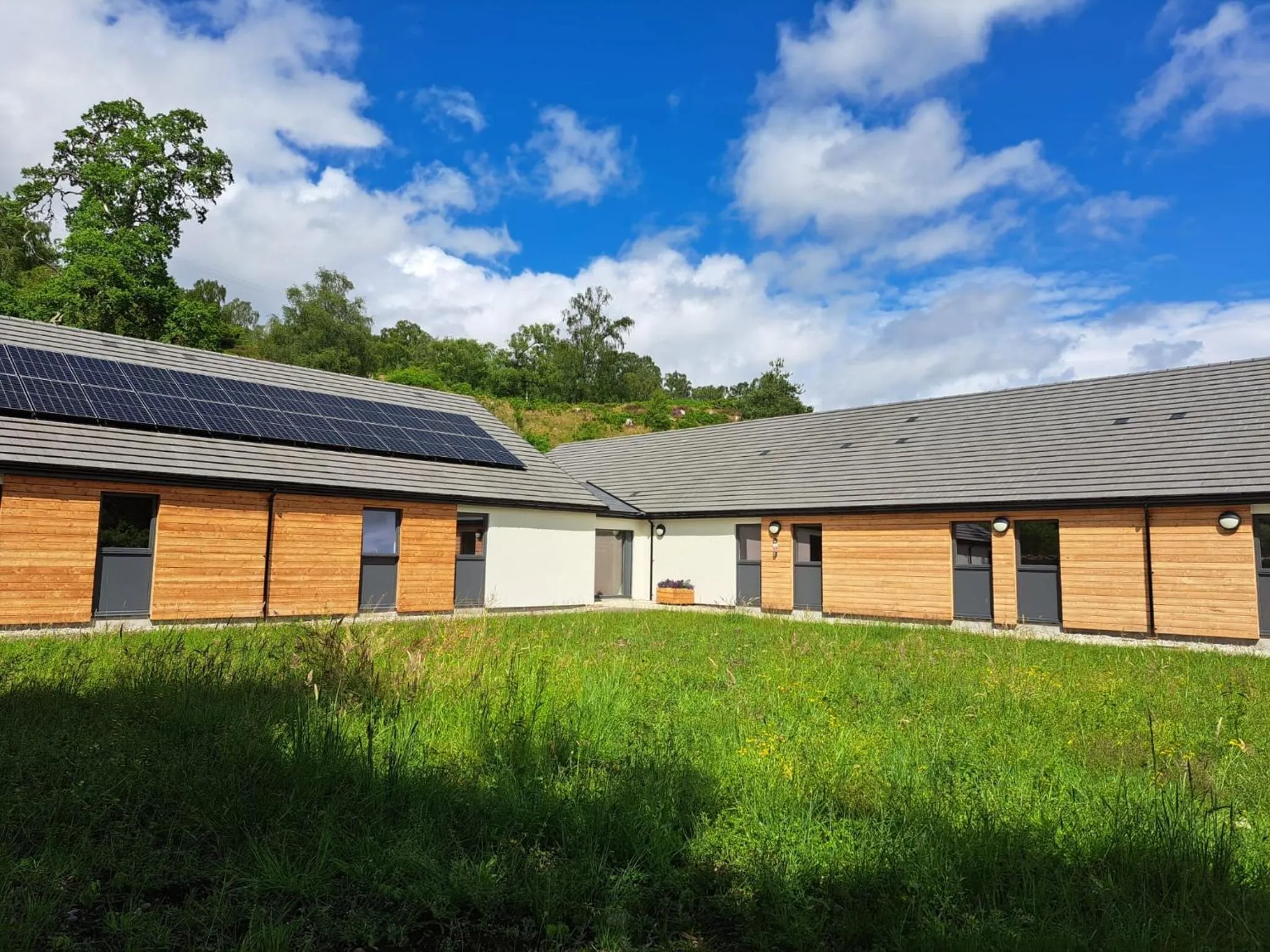 Property building in An Spiris Accommodation at Dundreggan Rewilding Centre