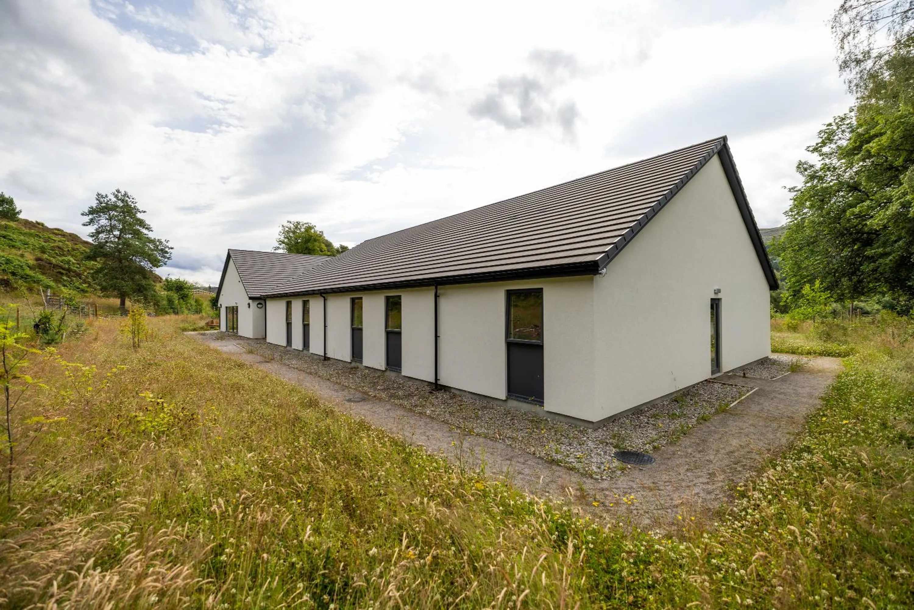 Property building in An Spiris Accommodation at Dundreggan Rewilding Centre