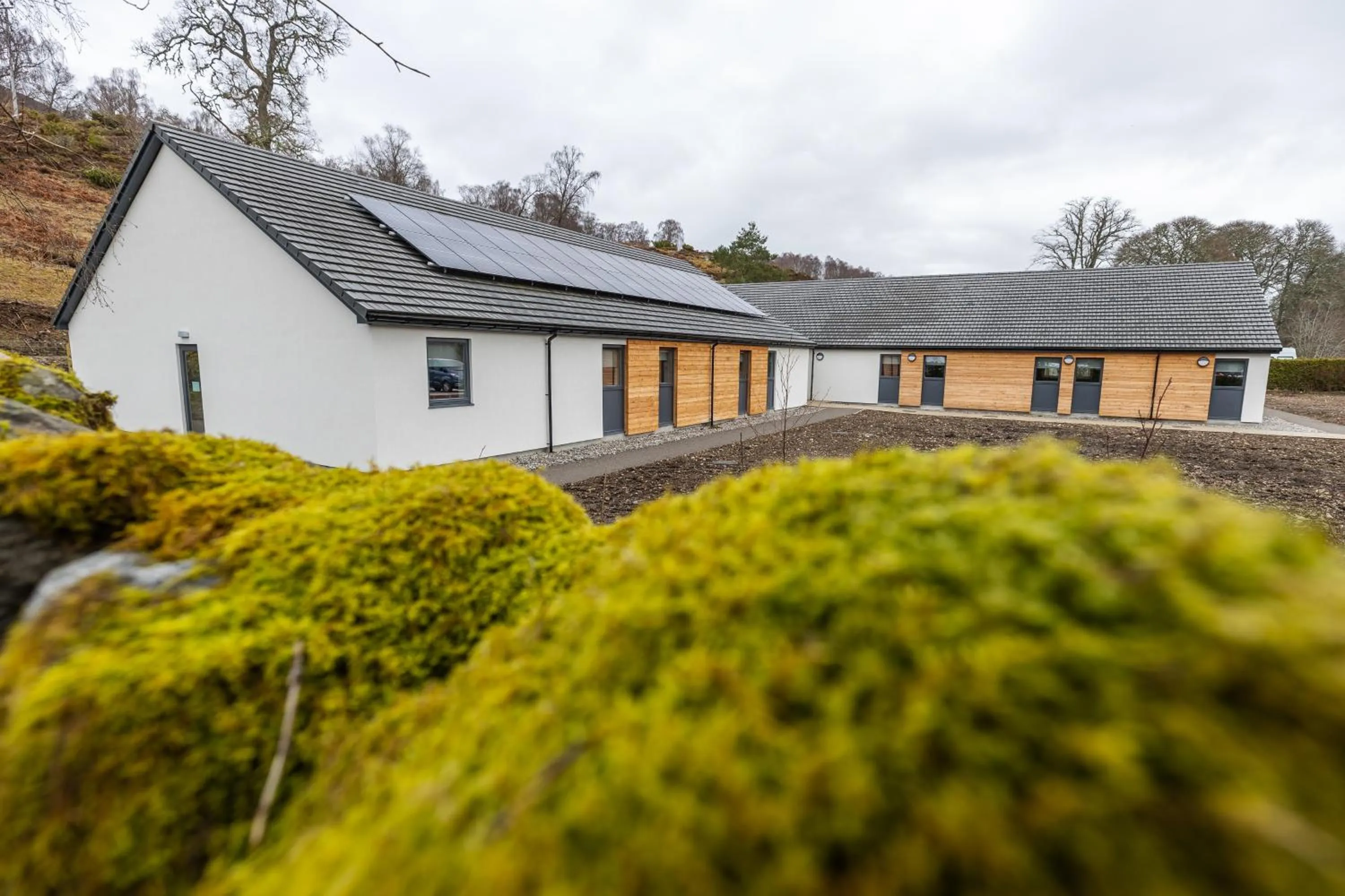 Property building in An Spiris Accommodation at Dundreggan Rewilding Centre