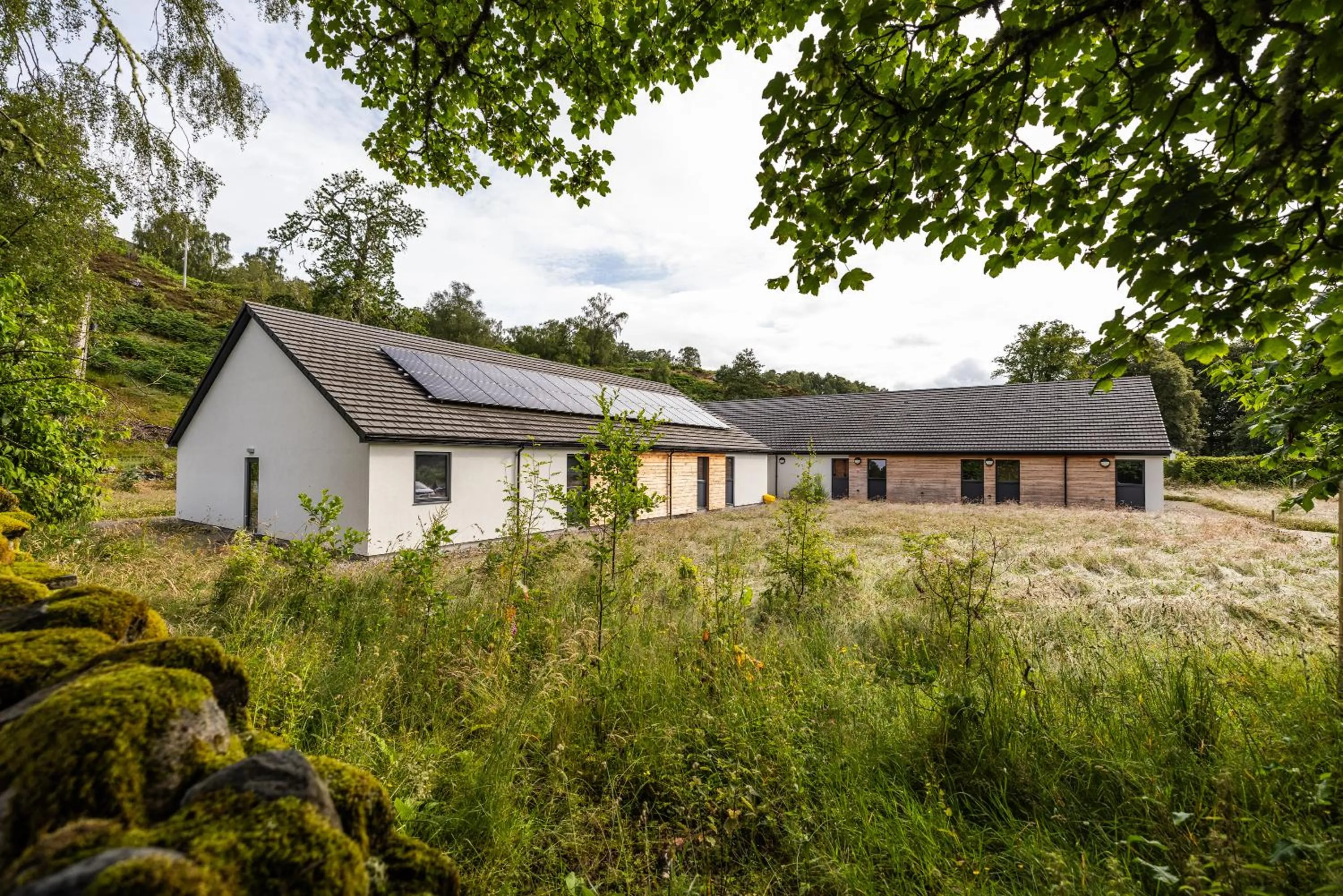 Property building in An Spiris Accommodation at Dundreggan Rewilding Centre