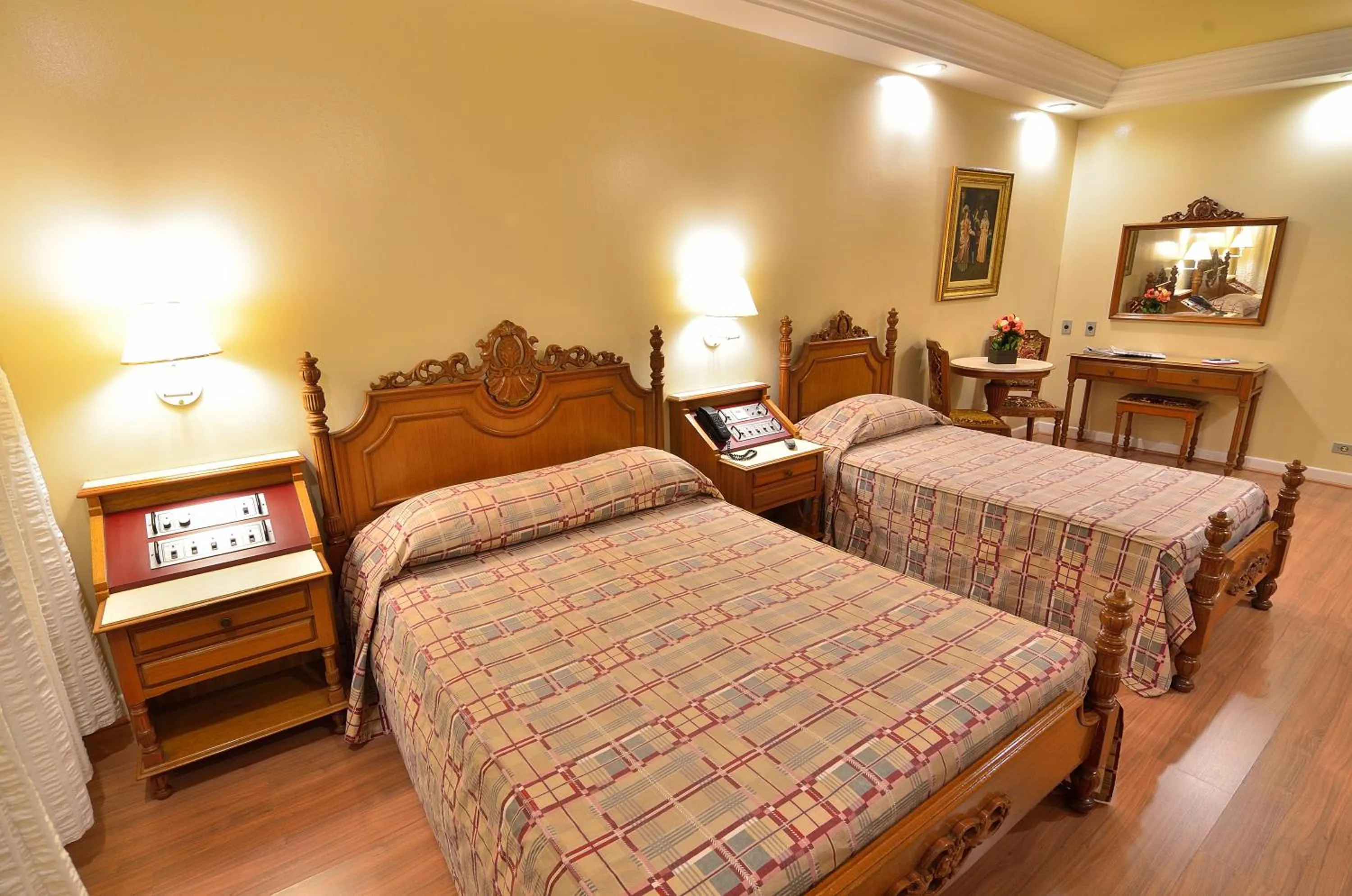 Bed in Hotel Castelar