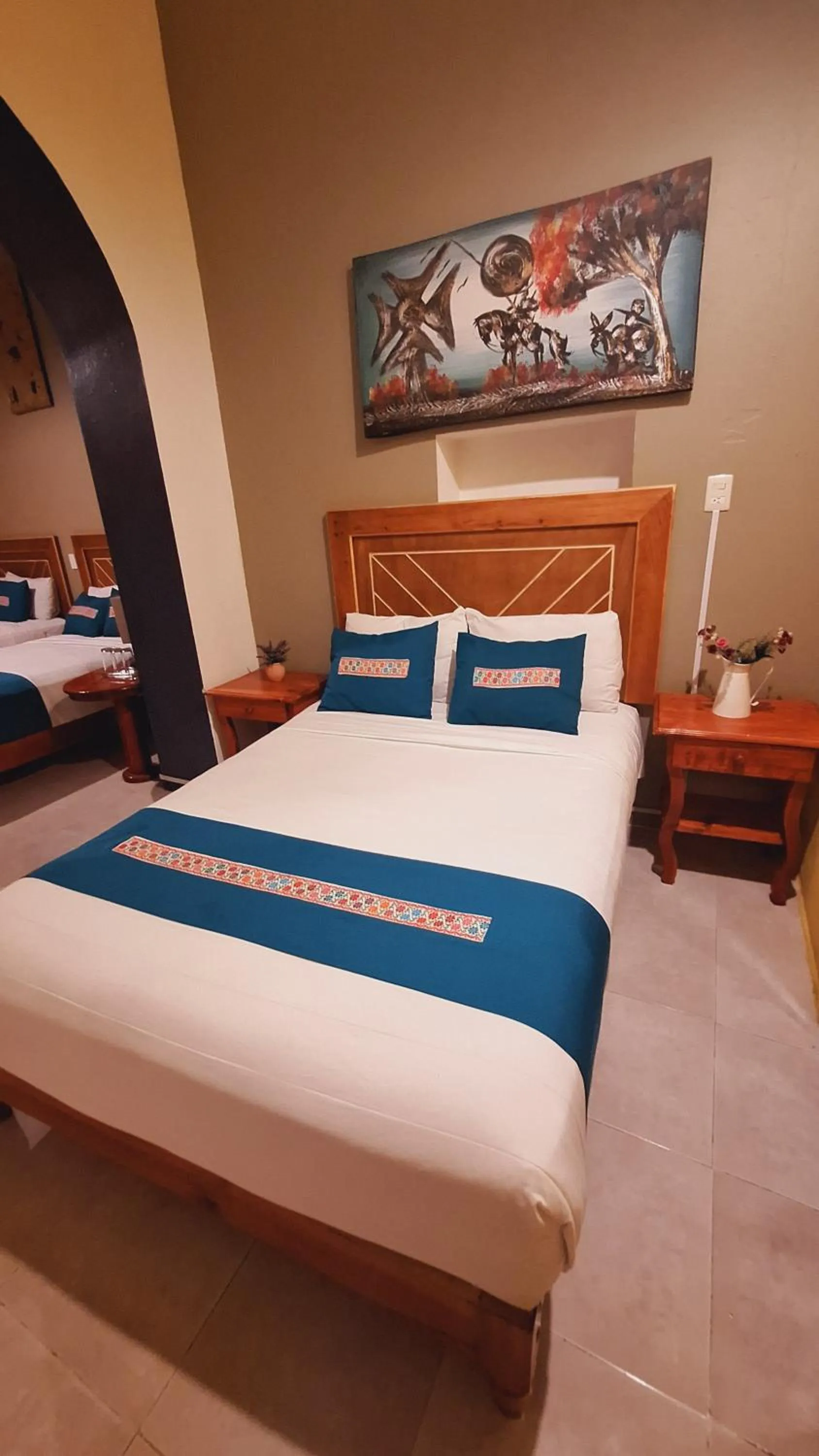 Bed in Posada La Plazuela