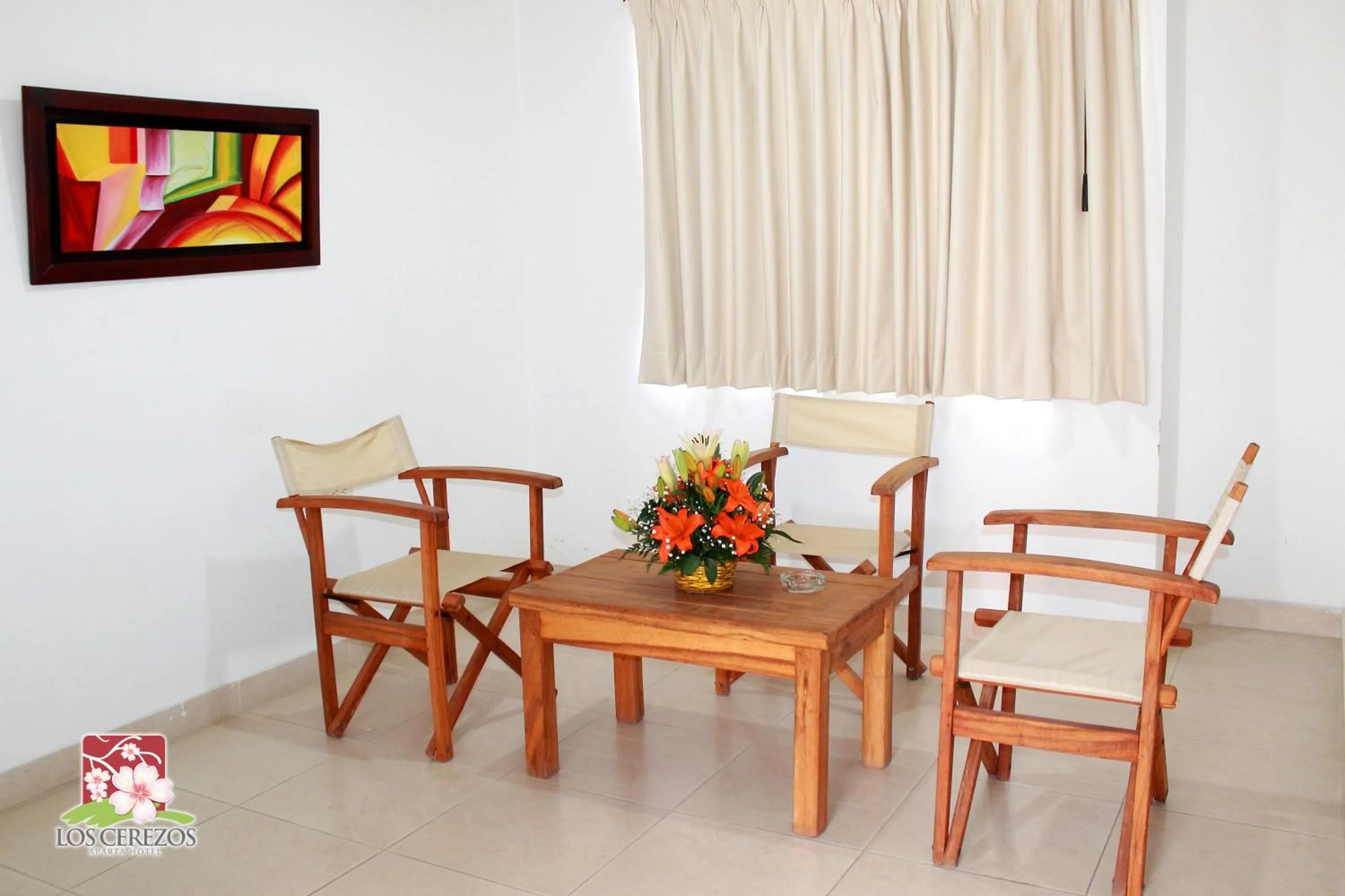Living room in Apartahotel Los Cerezos