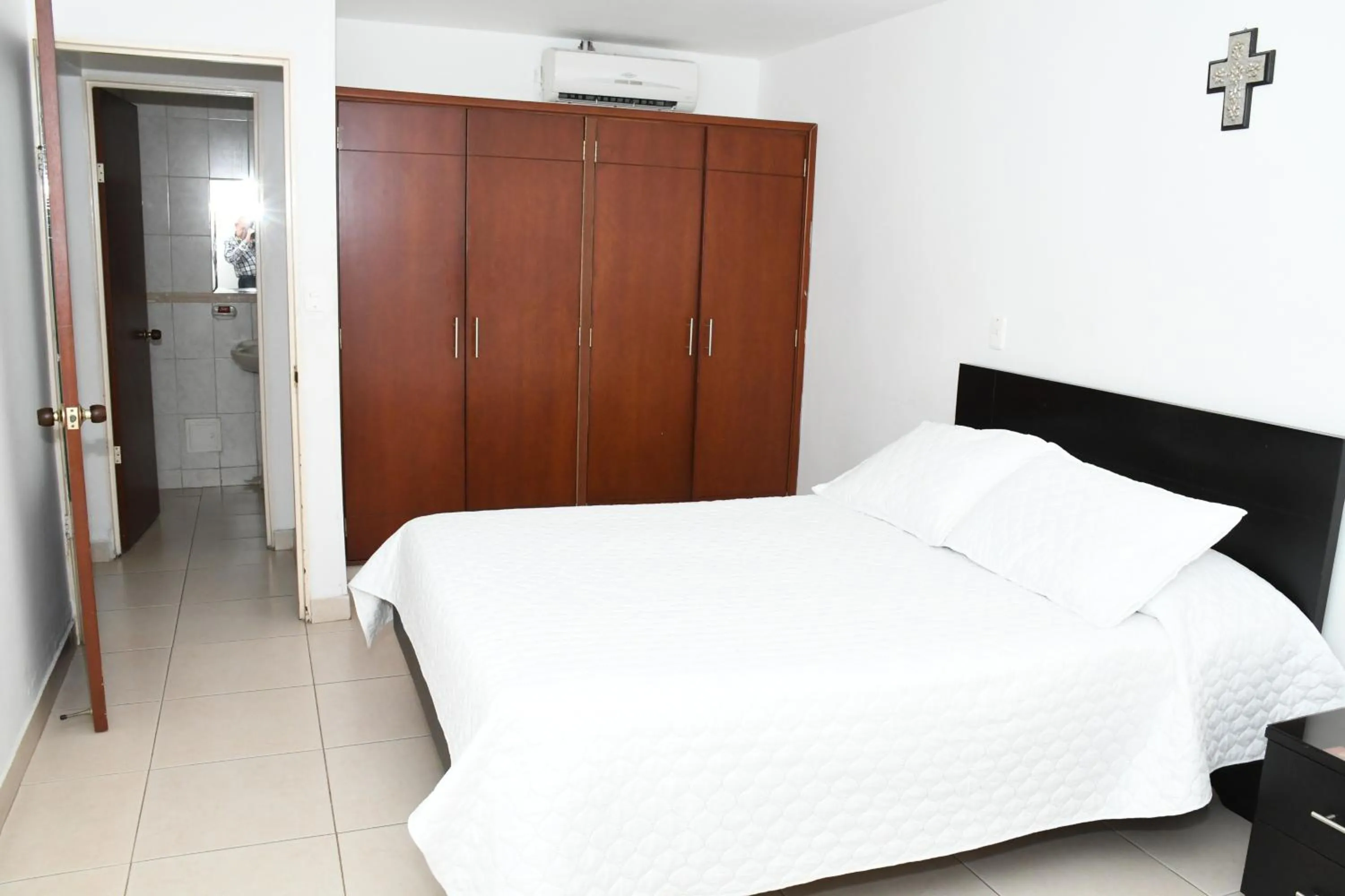 Bed in Apartahotel Los Cerezos