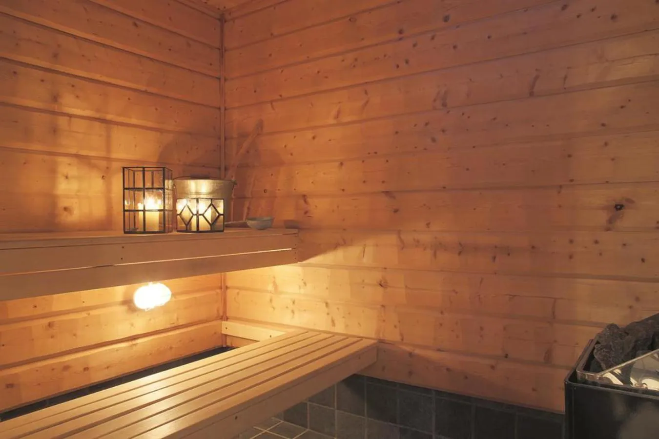 Sauna in Aurora Cabin