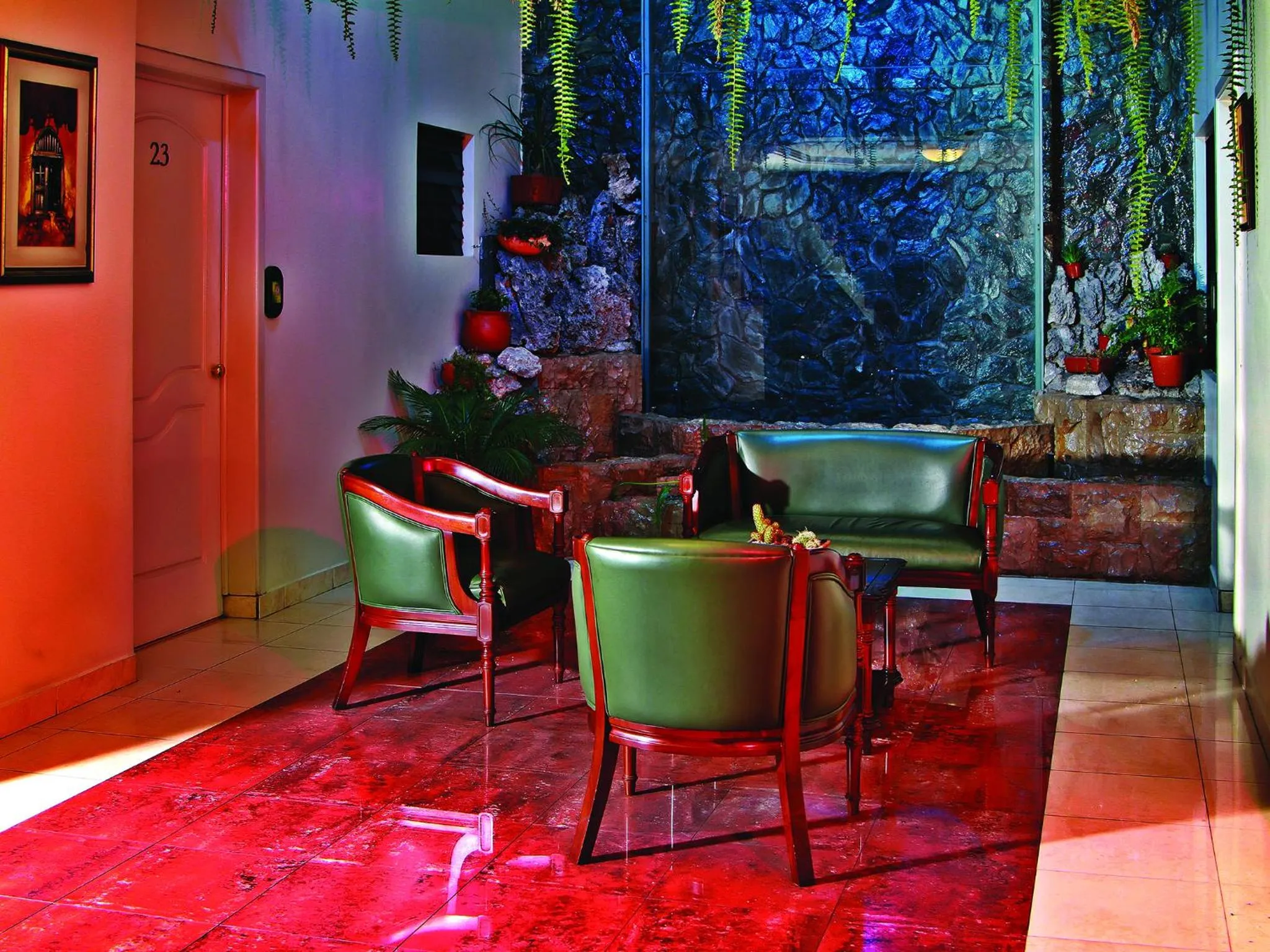 Living room in Hotel Yanuncay