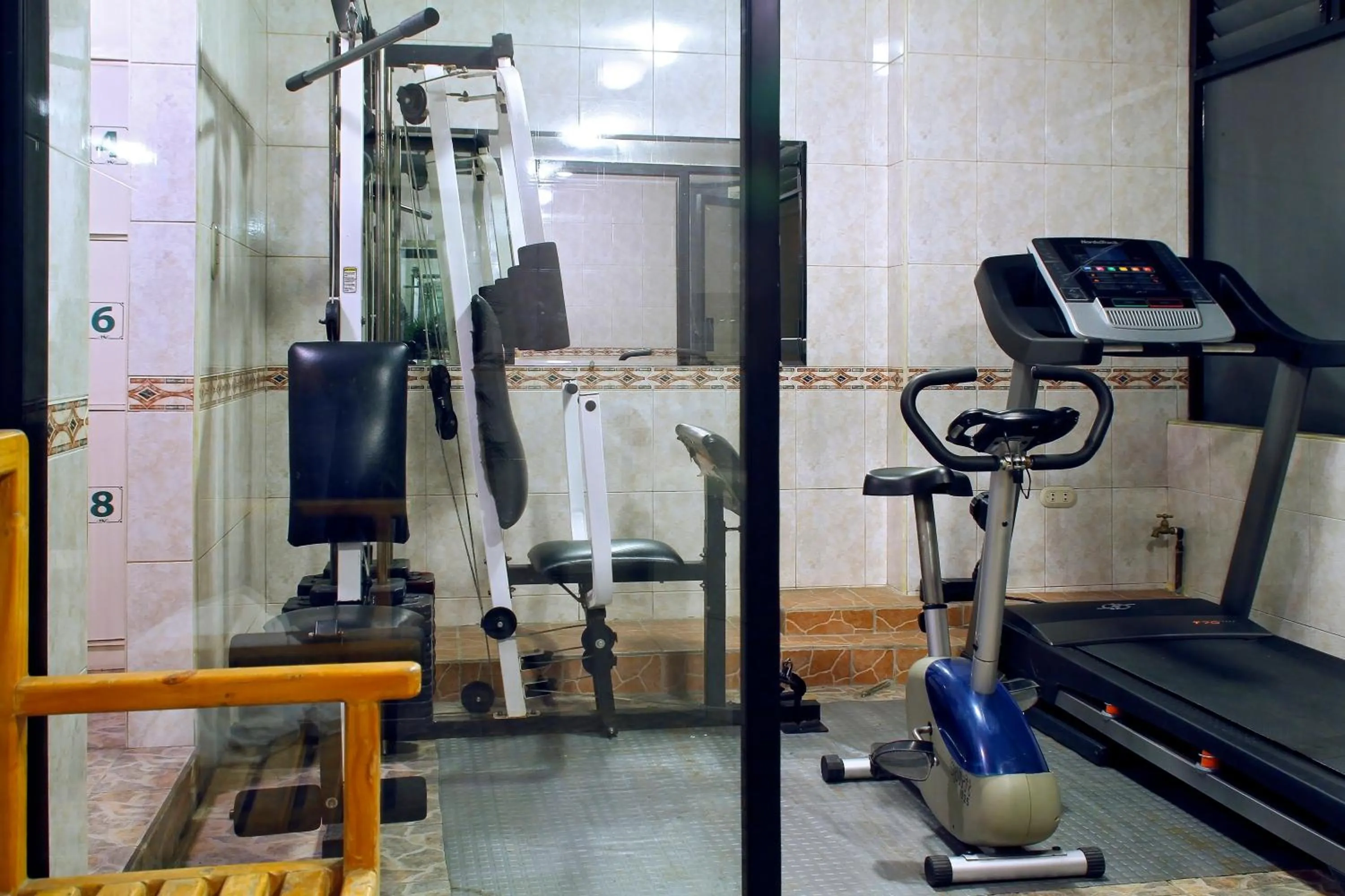 Fitness centre/facilities in Hotel Yanuncay
