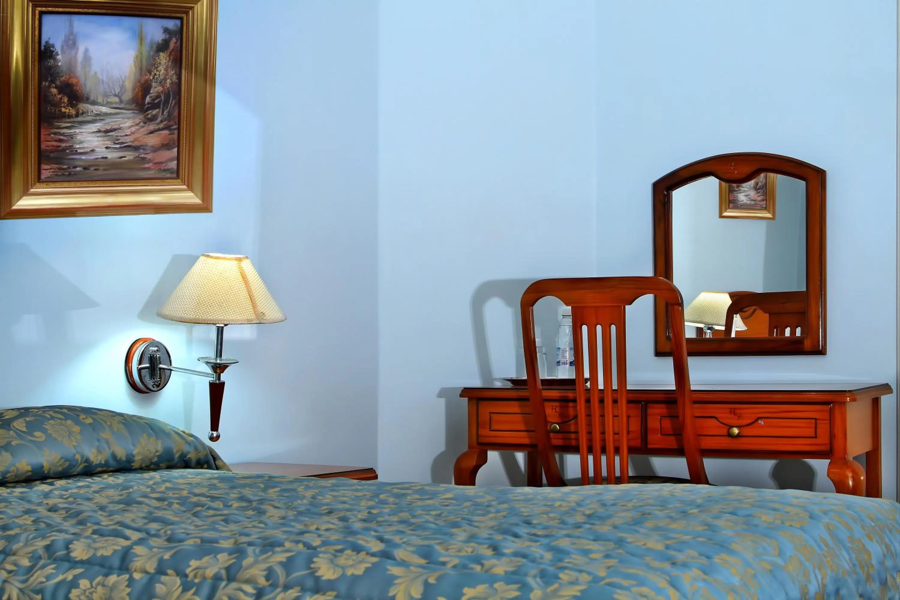 Bed in Hotel Yanuncay