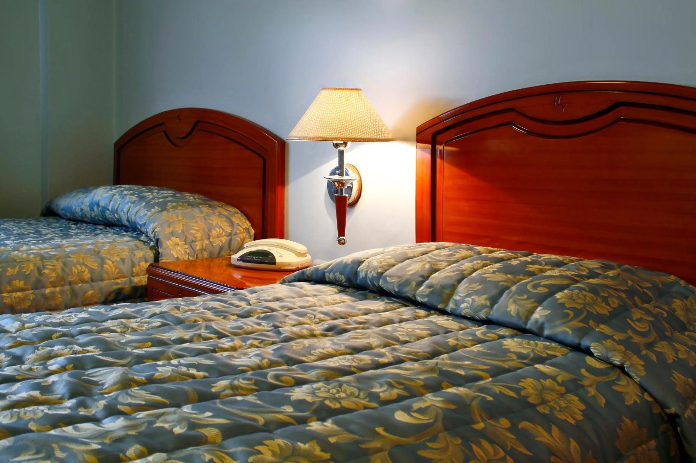 Bed in Hotel Yanuncay