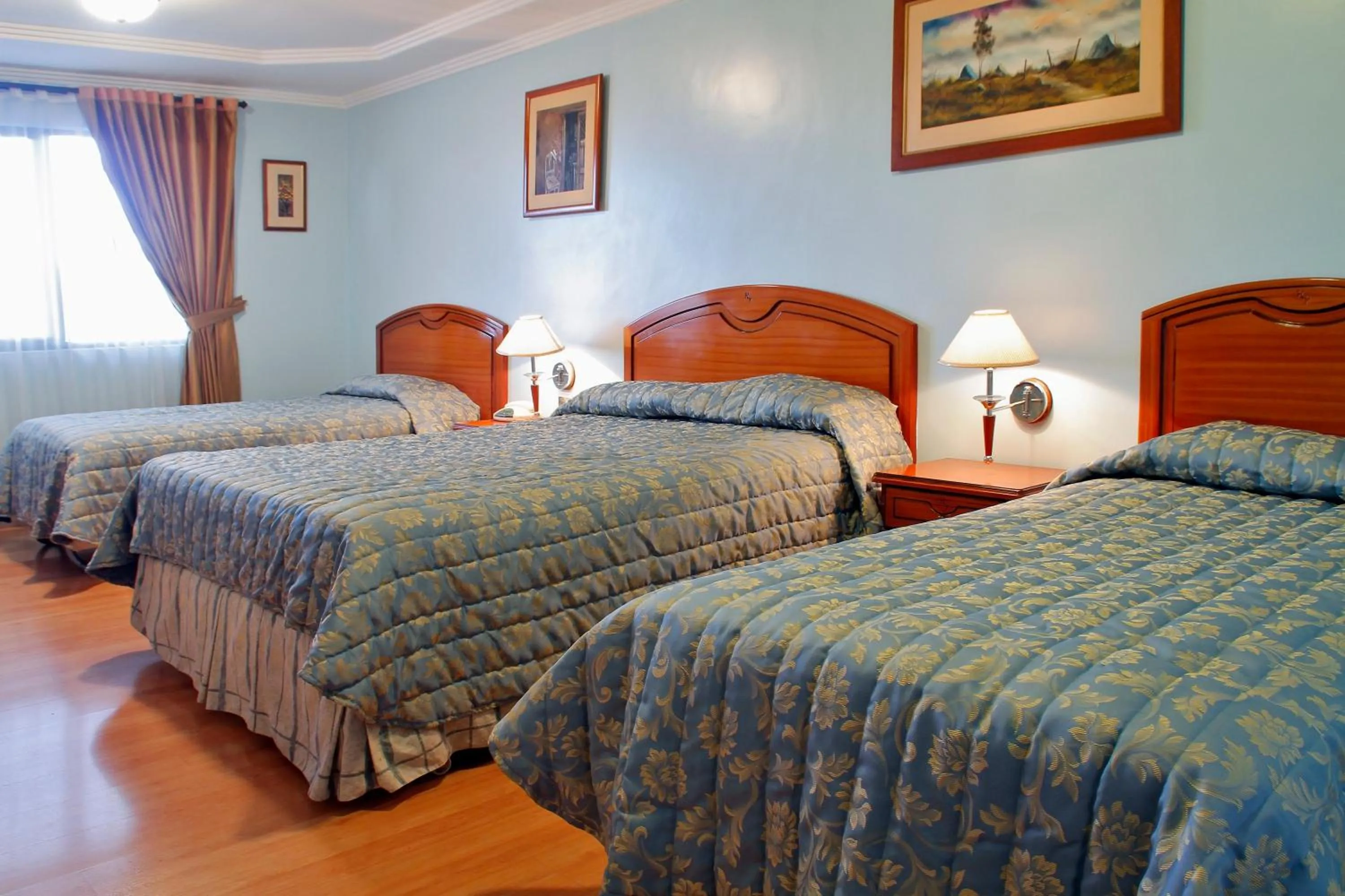 Bed in Hotel Yanuncay