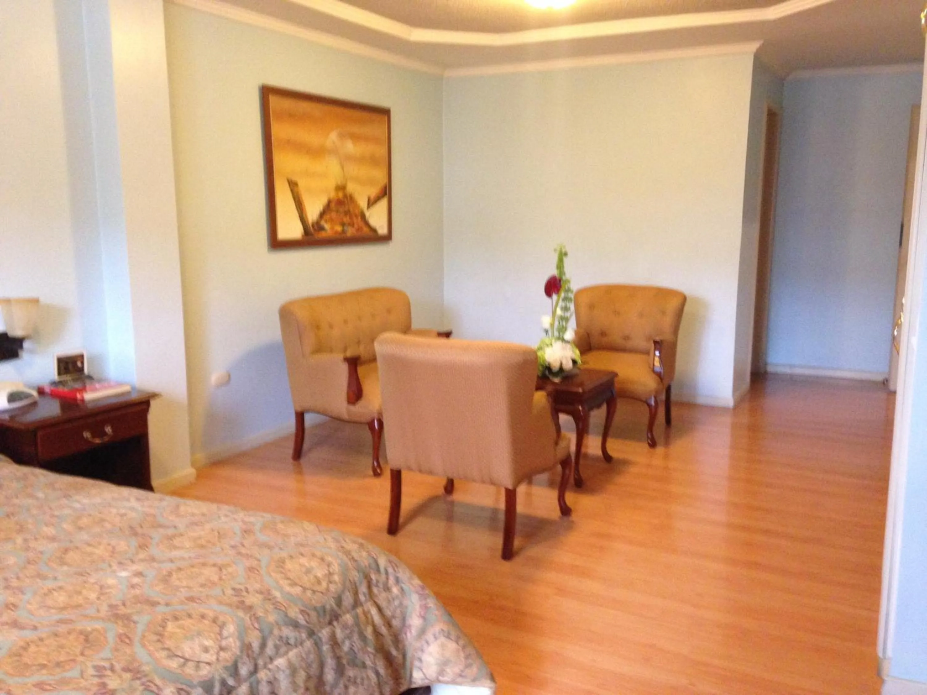 Bed in Hotel Yanuncay