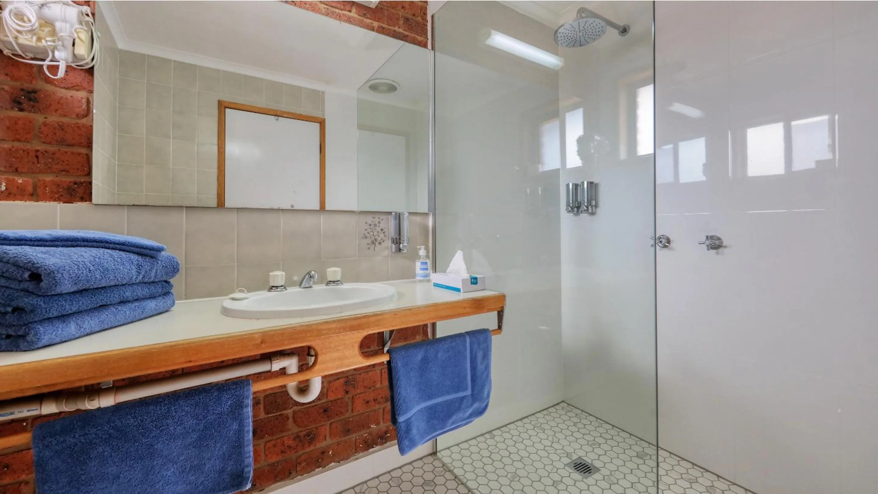 Bathroom in Tooleybuc Club Motor Inn