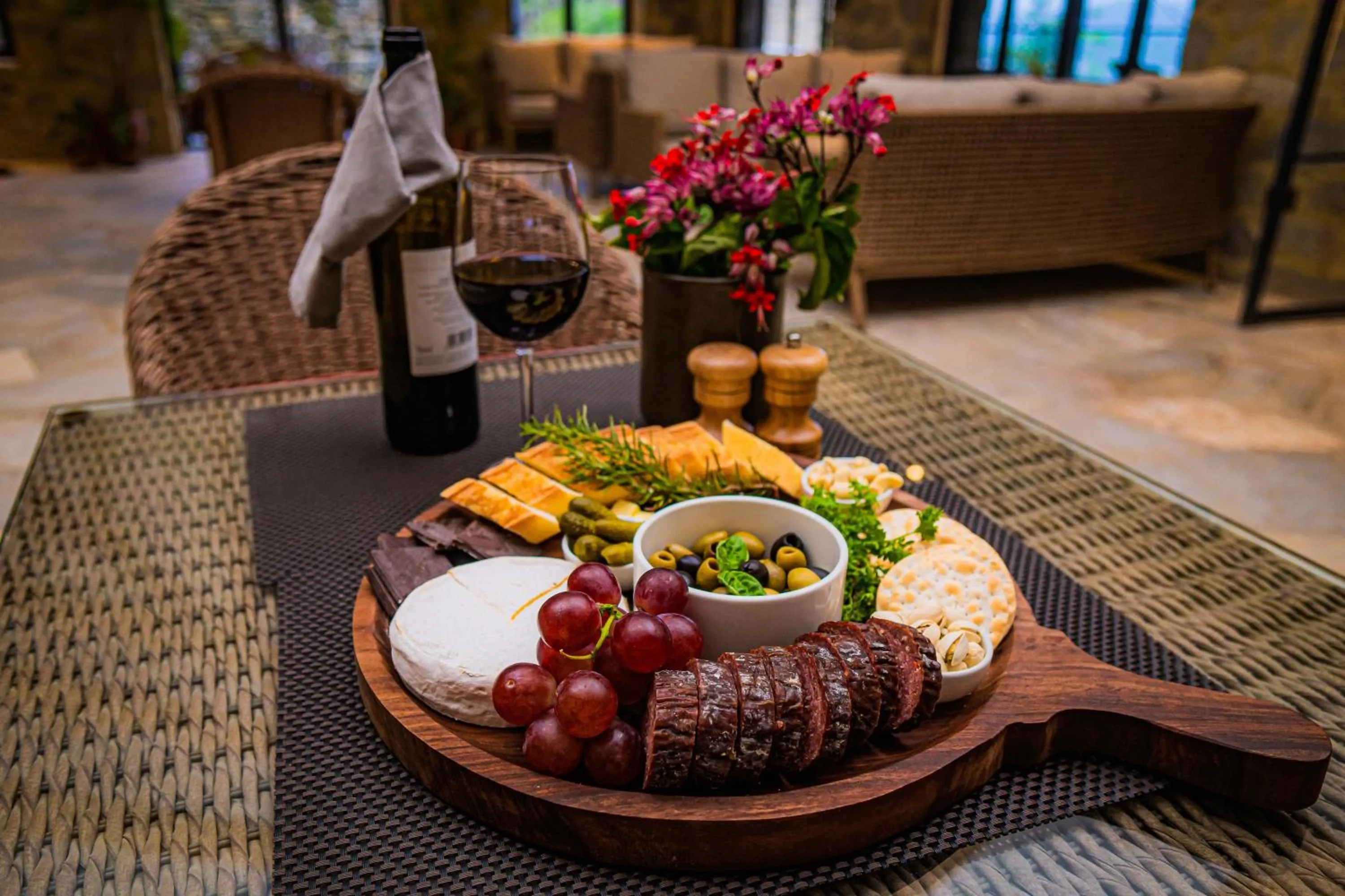 Food in Dorje's Resort and Spa