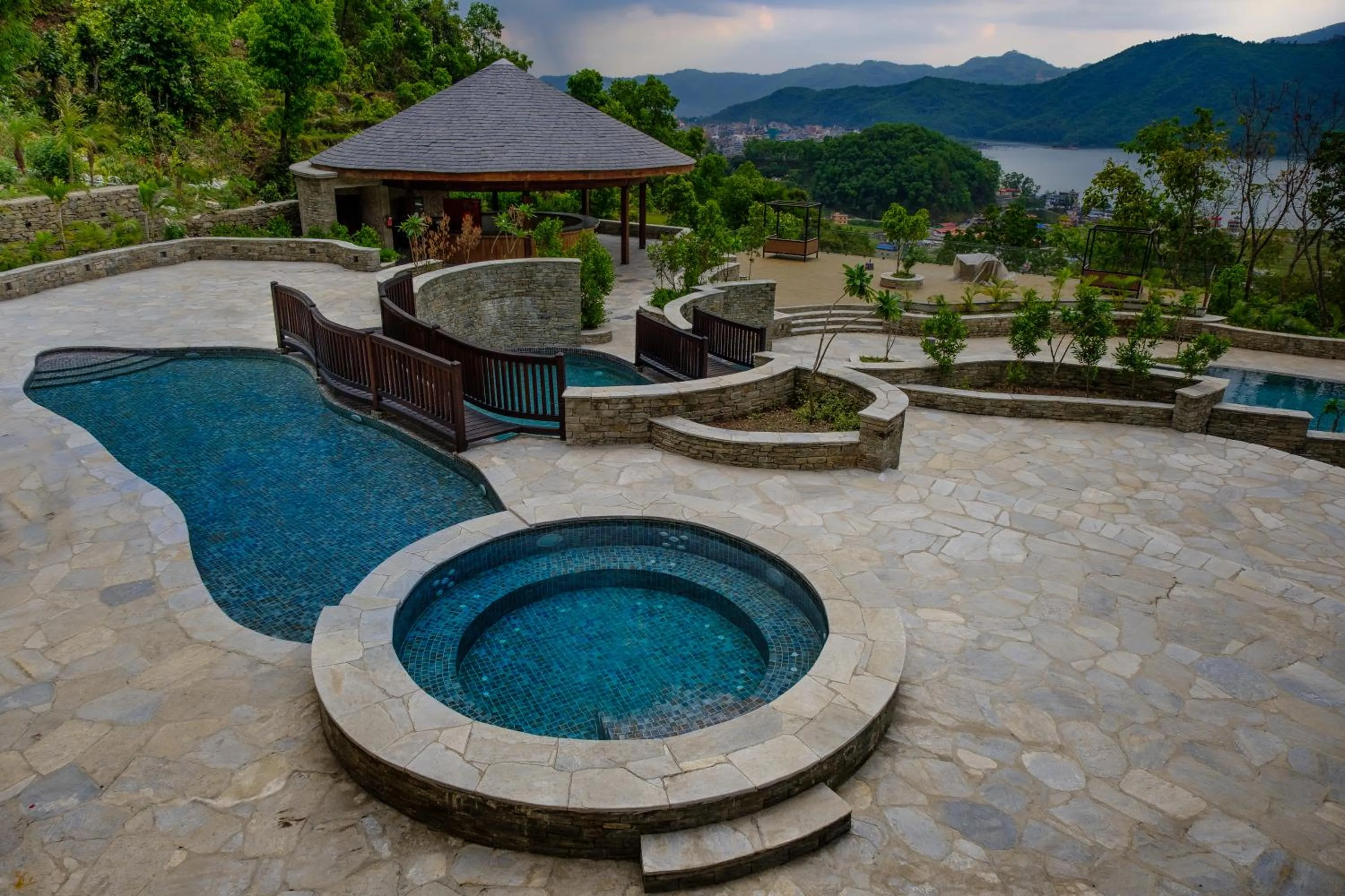 Swimming pool in Dorje's Resort and Spa