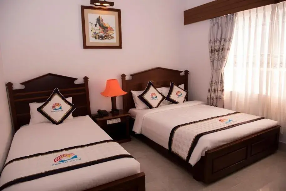 Bed in Ocean Star Hotel Bed in Ocean Star Hotel