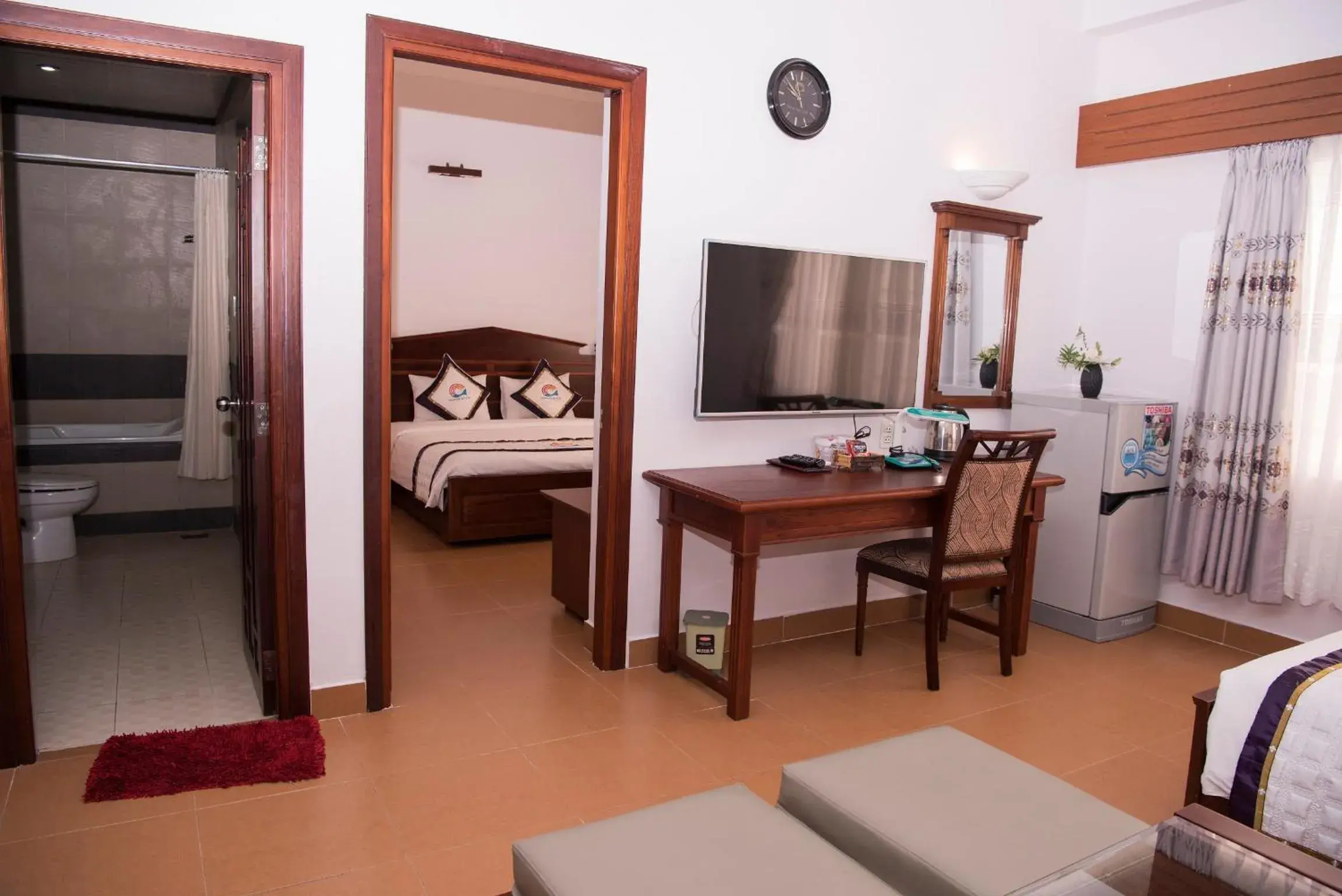 Bed in Ocean Star Hotel Bed in Ocean Star Hotel