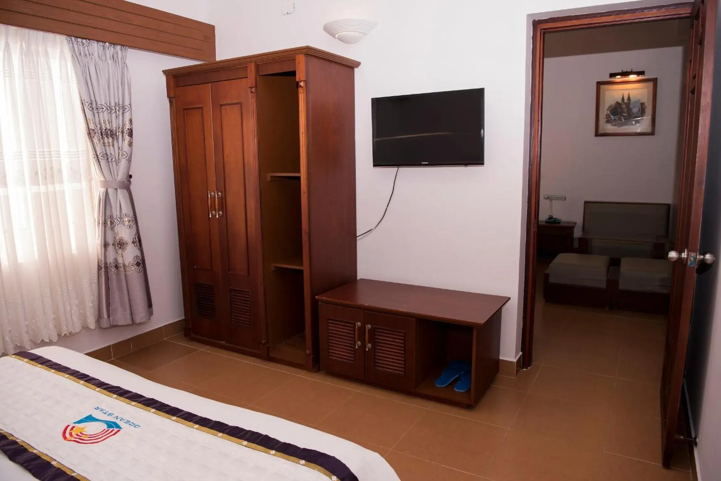 Bed in Ocean Star Hotel Bed in Ocean Star Hotel