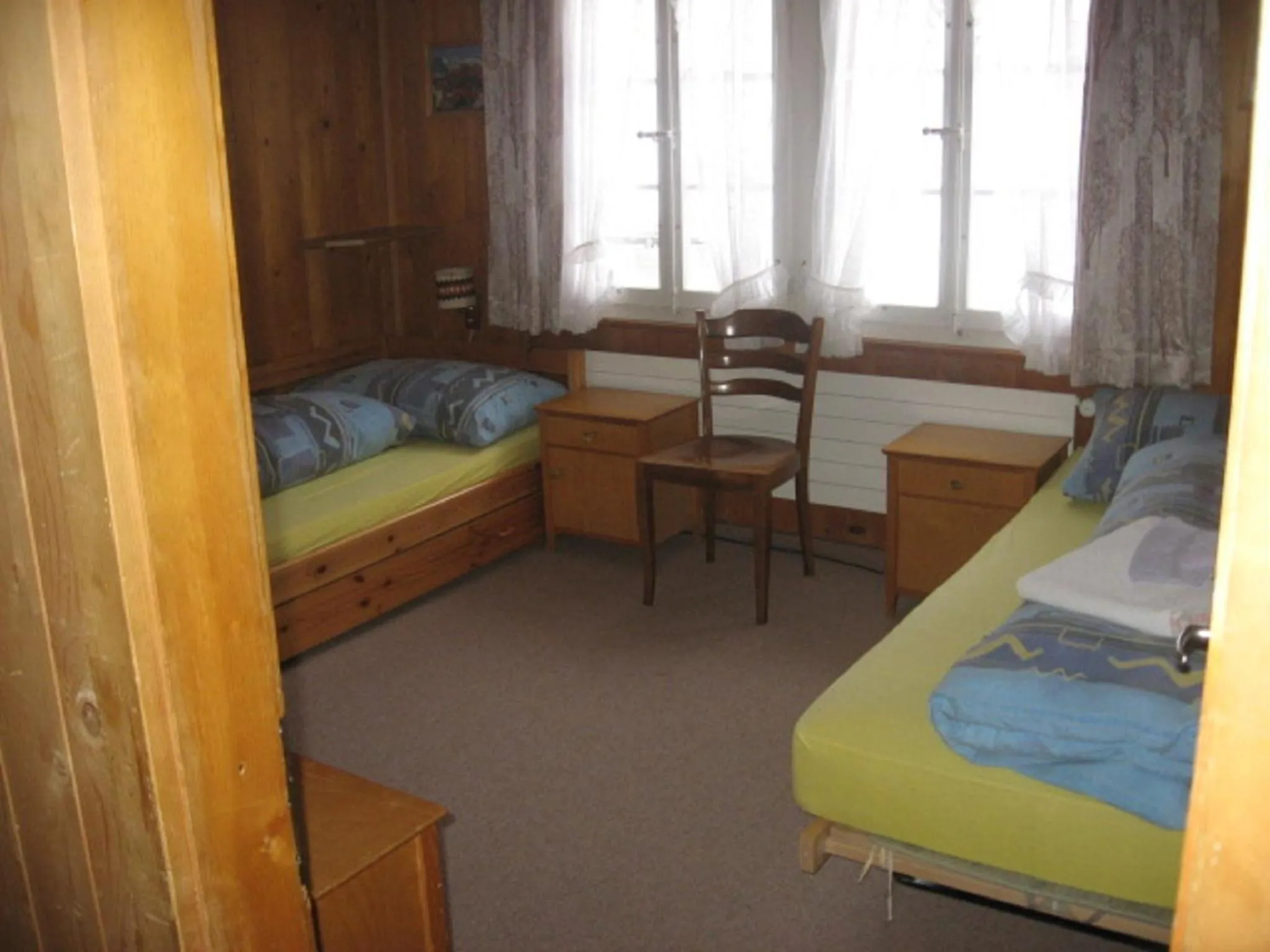 Bedroom, Bed in Chalet uf em Stutz 1