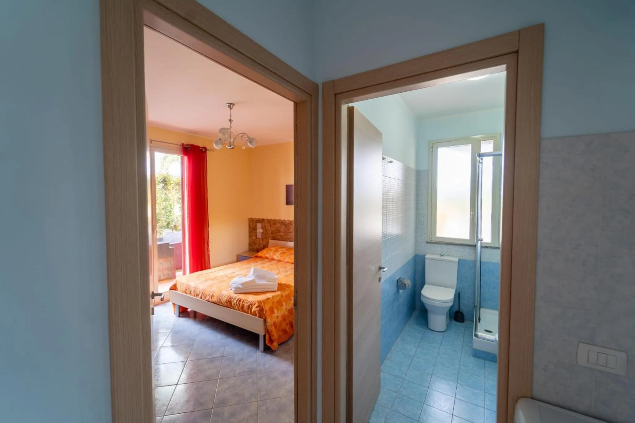 Bathroom, Bed in Le Ville della Contea -Vacation rentals