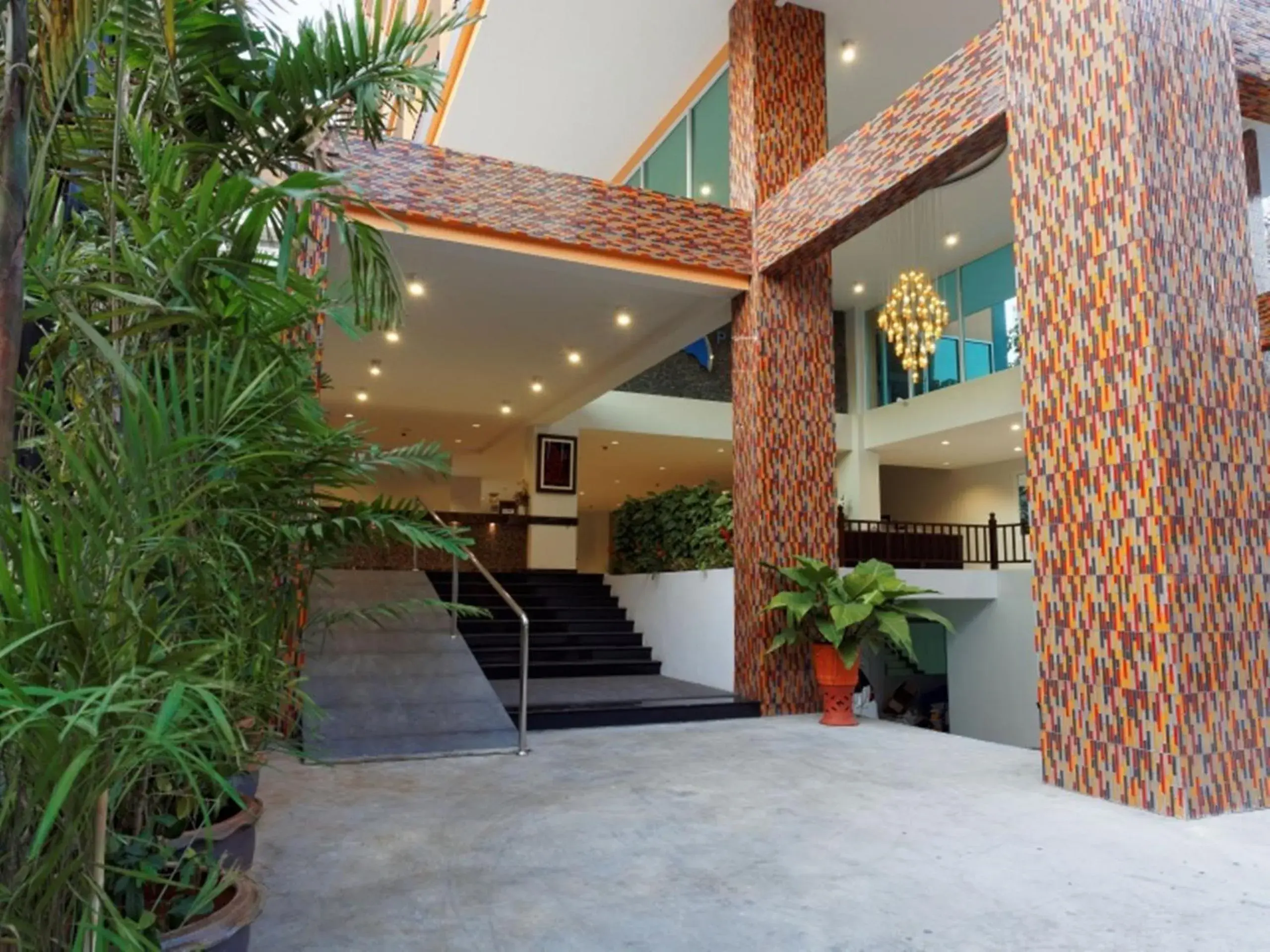 Facade/entrance in Pattaya Blue Sky Facade/entrance in Pattaya Blue Sky