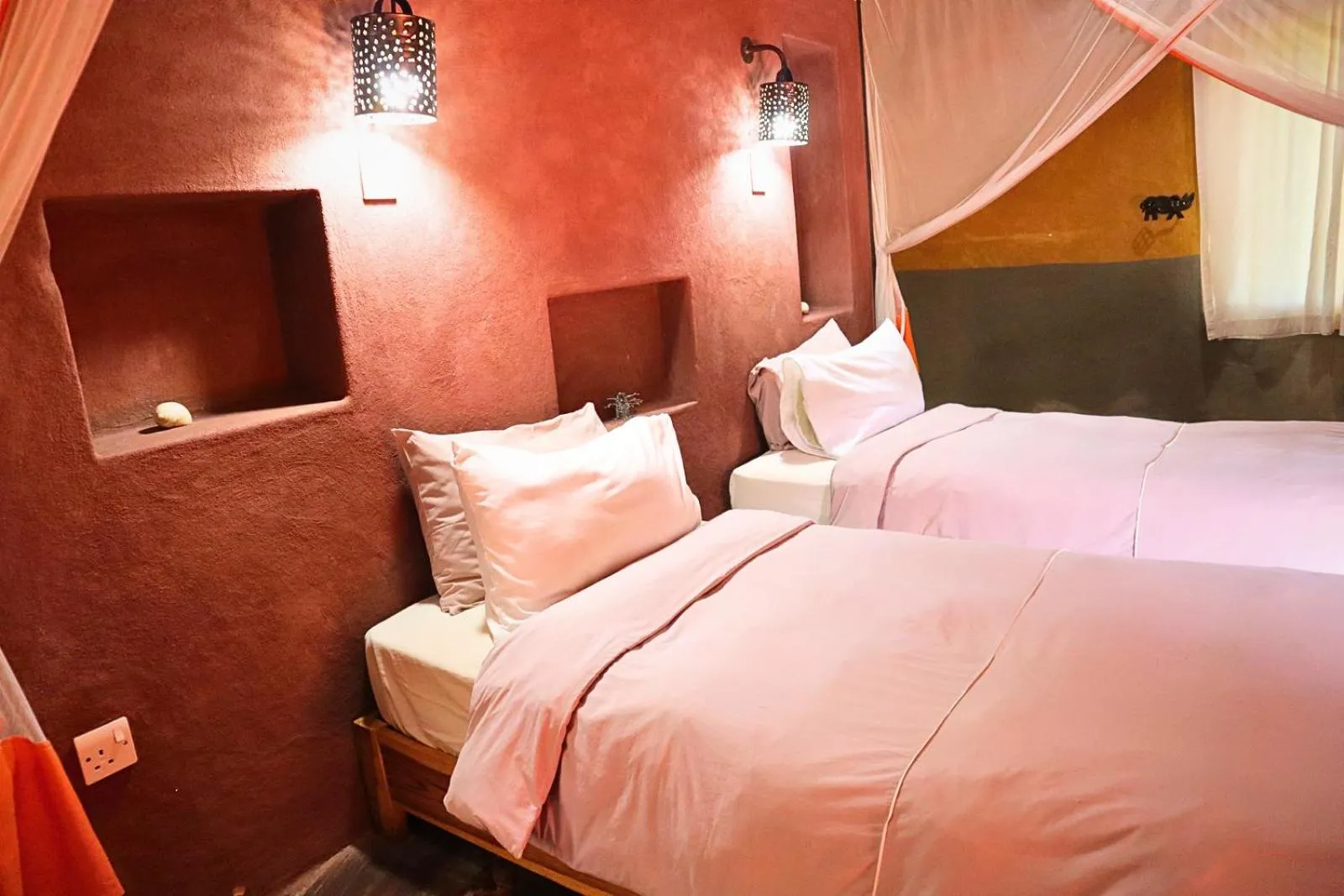 Bed in Munga Eco-Lodge