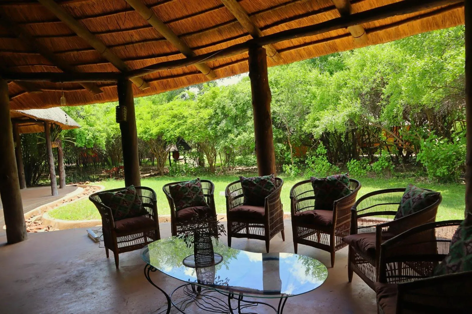 Seating area in Munga Eco-Lodge